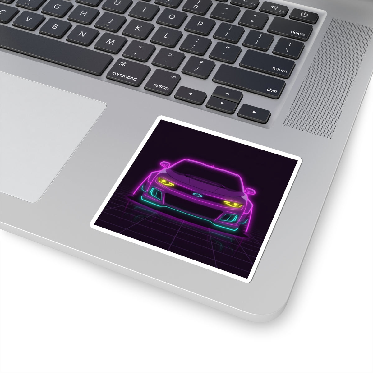 Chevrolet Camaro ZL1 Neon Synthwave Sticker