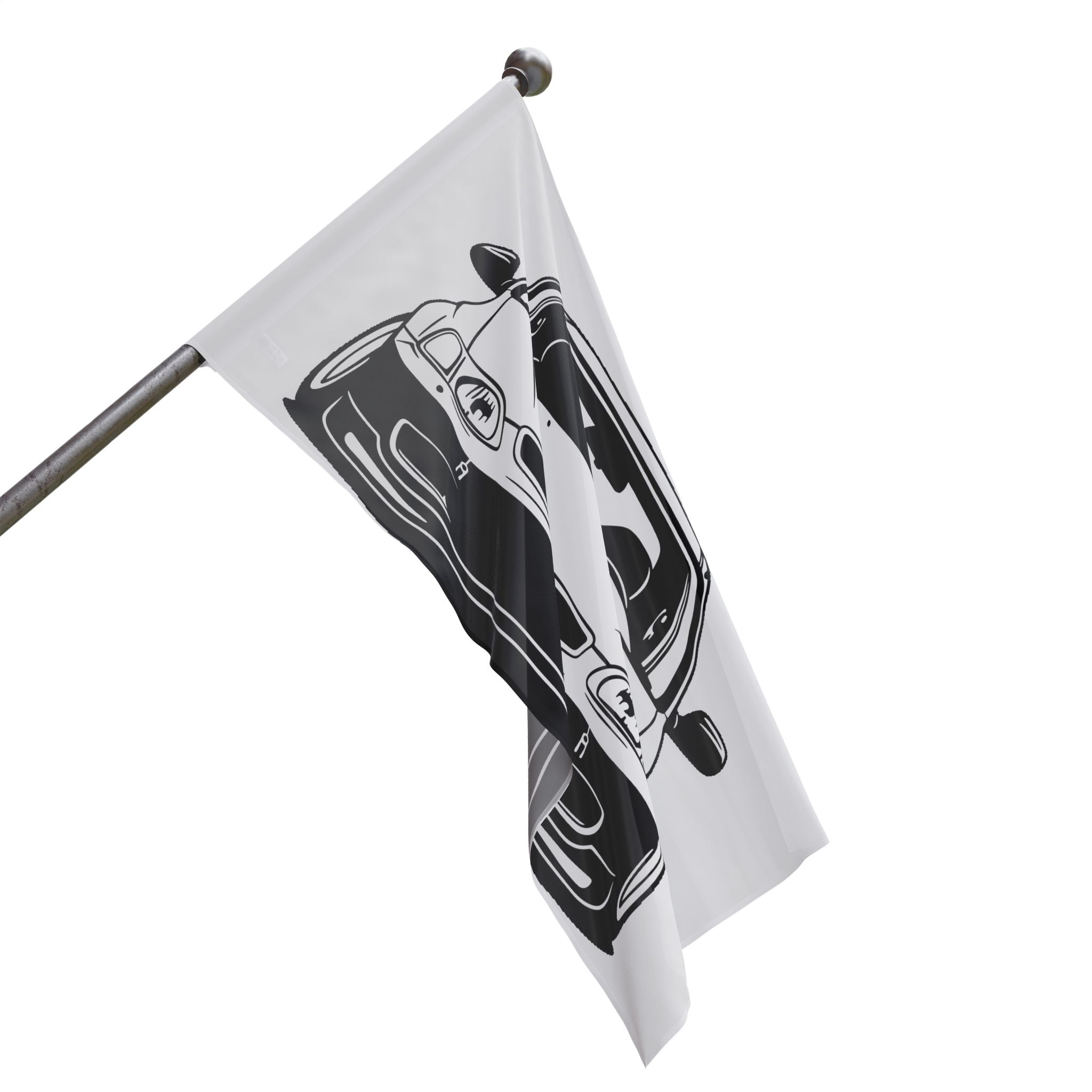 Honda Civic EK Hatch Garage Flag