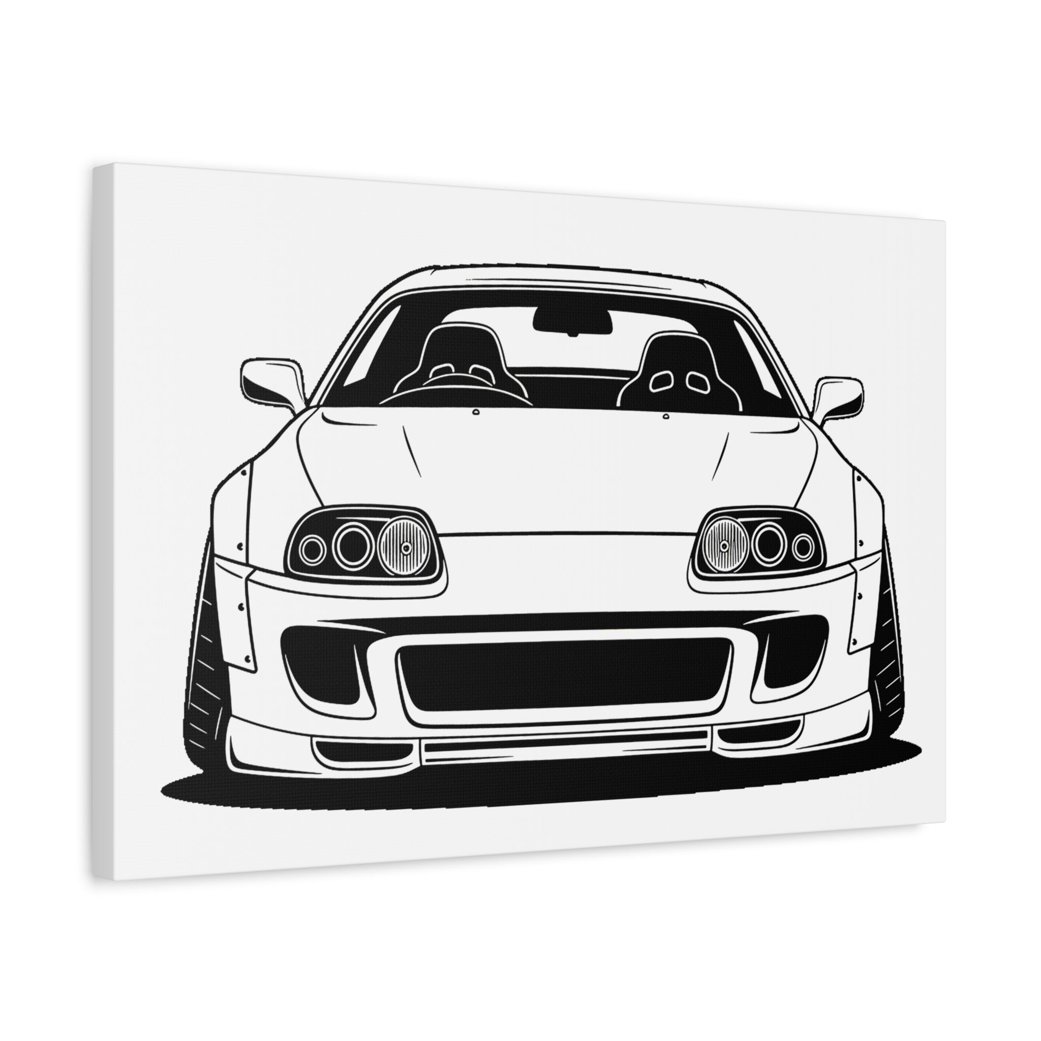 Toyota Supra MK4 Canvas Wall Art