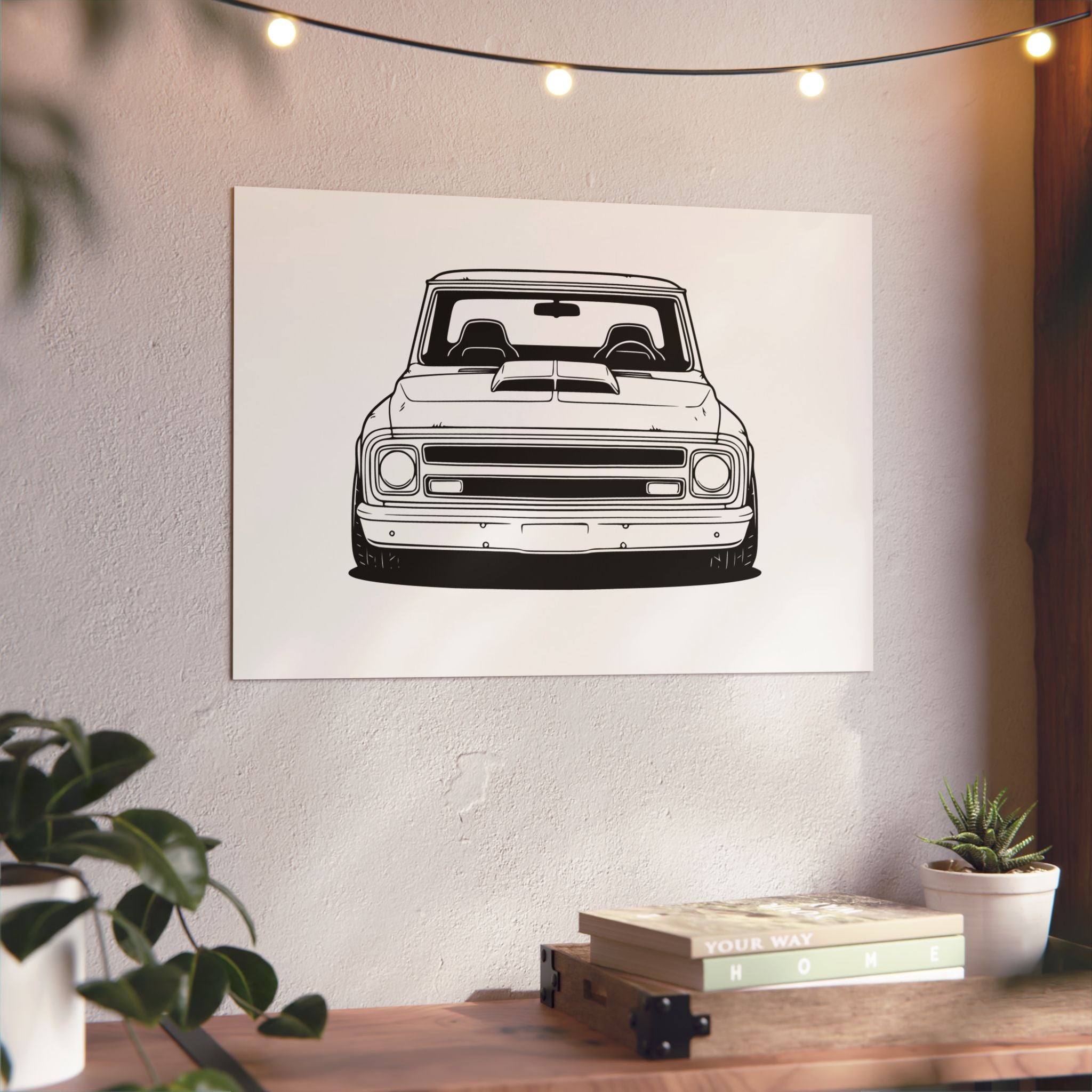 Chevy C10 Pickup (1967-72) Metal Wall Sign
