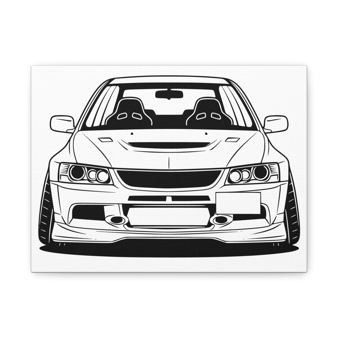 Mitsubishi Evo IX (2005-07) Canvas Wall Art