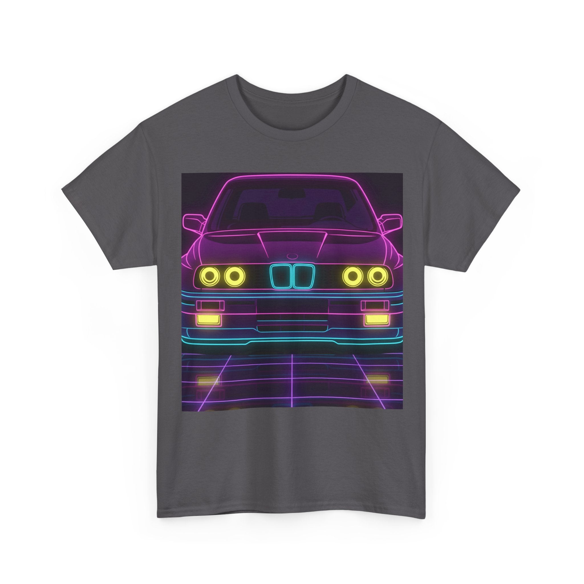 BMW E30 Neon Synthwave Unisex Tee