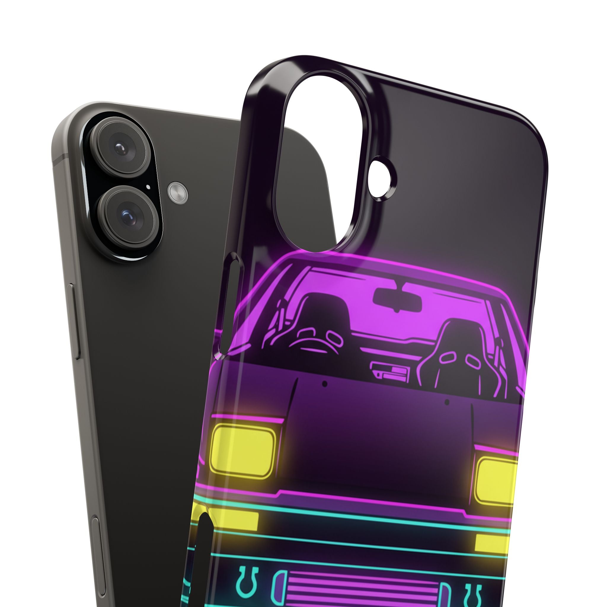 Toyota AE86 (1983-87) Neon Synthwave Phone Case