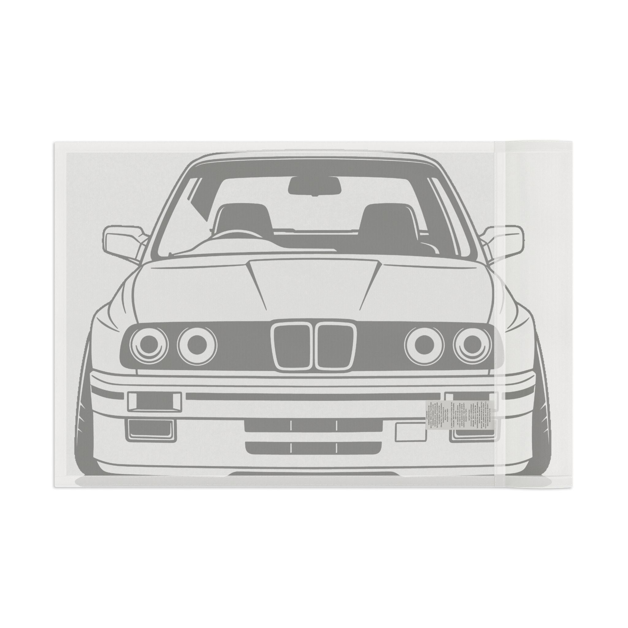 BMW E30 Garage Flag