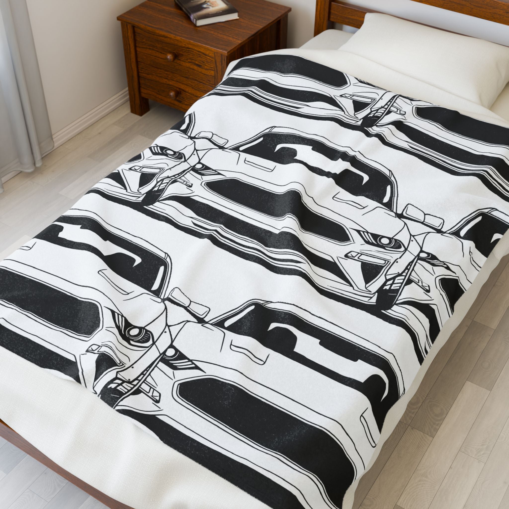 Ford Mustang GT (S650) Velveteen Plush Blanket