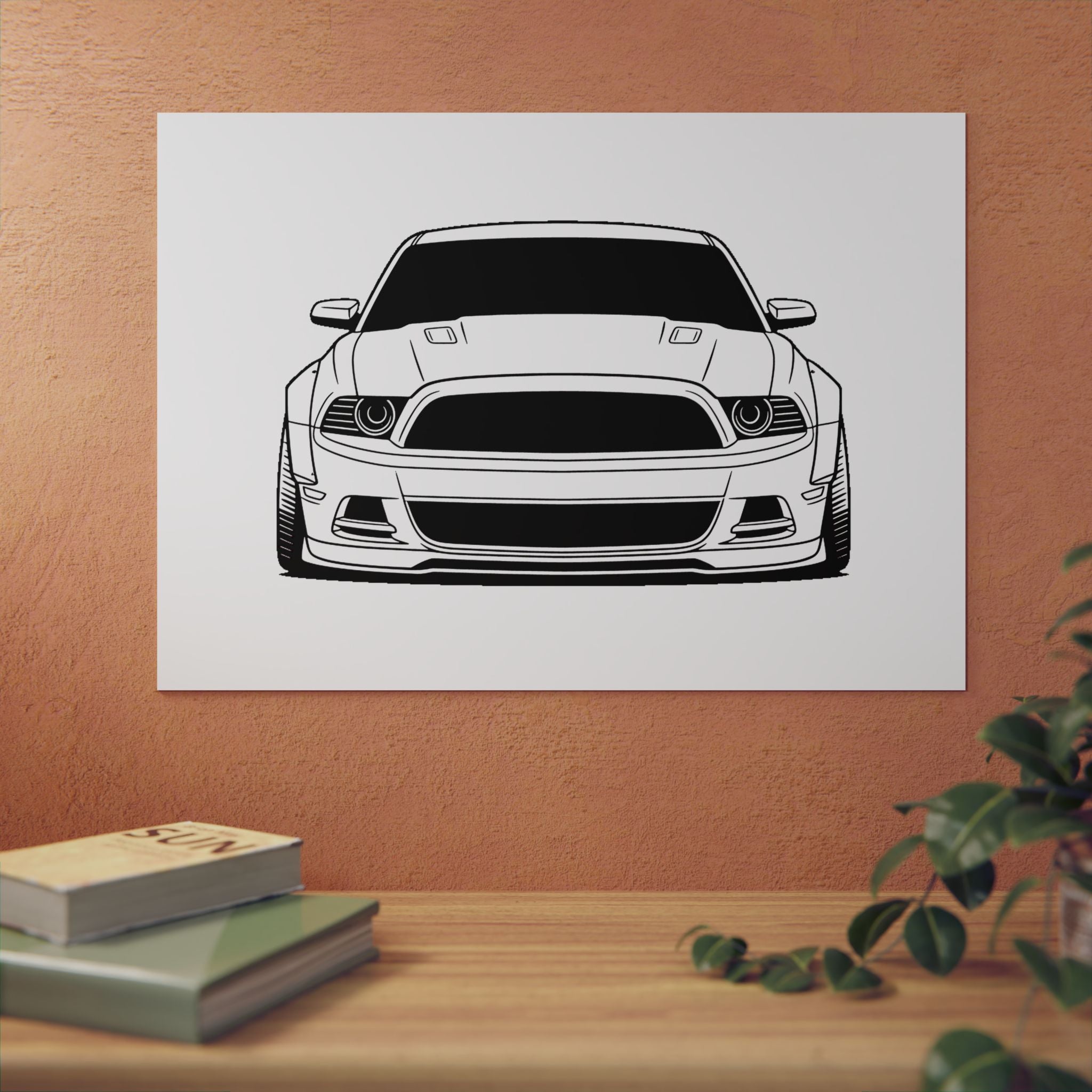 Ford Mustang GT (S197) Metal Wall Sign