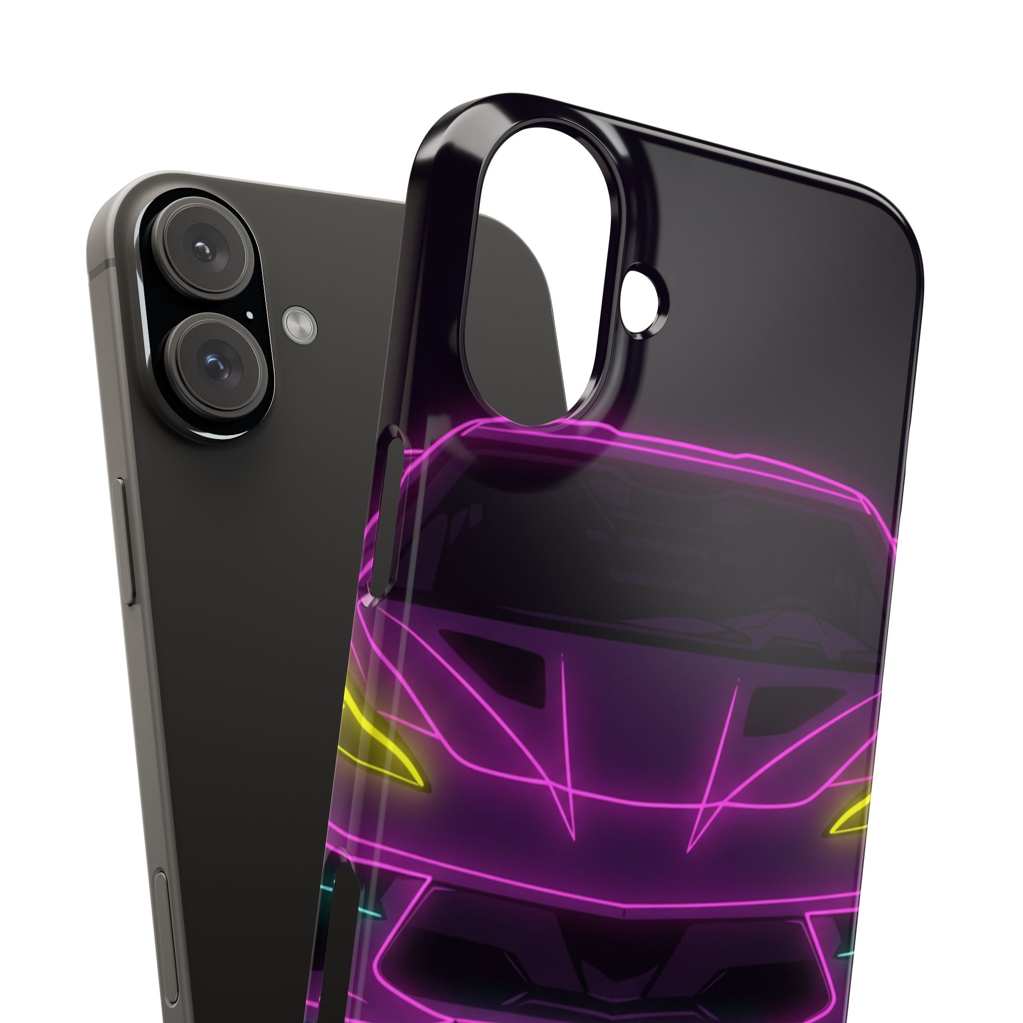 Corvette C8 (2020+) Neon Synthwave Phone Case