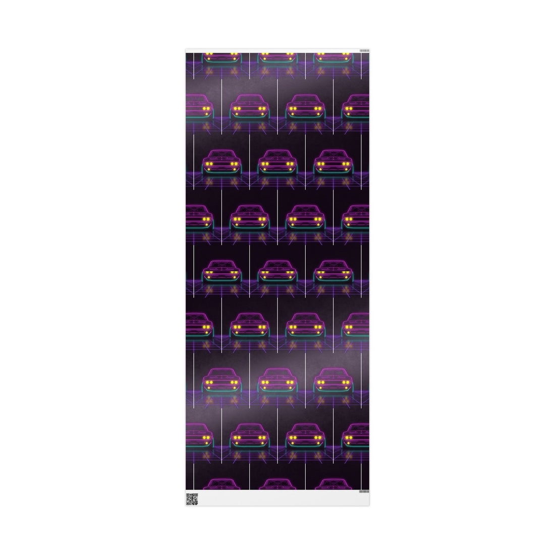 Dodge Charger R/T (1968-70) Neon Synthwave Gift Wrapping Paper