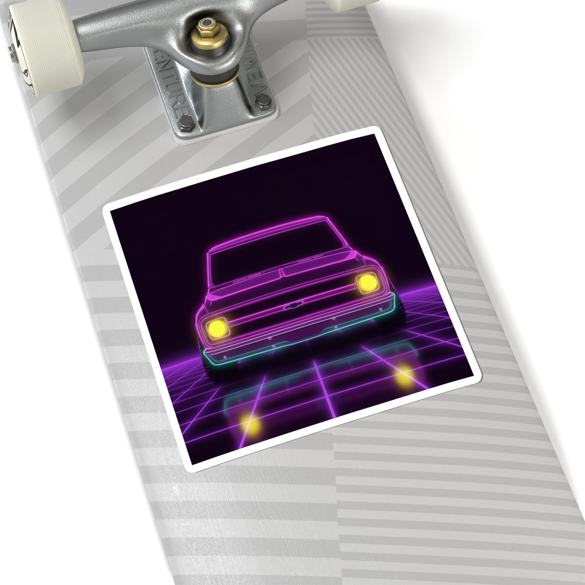 Chevy C10 Pickup (1967-72) Pro-Touring Neon Synthwave Sticker