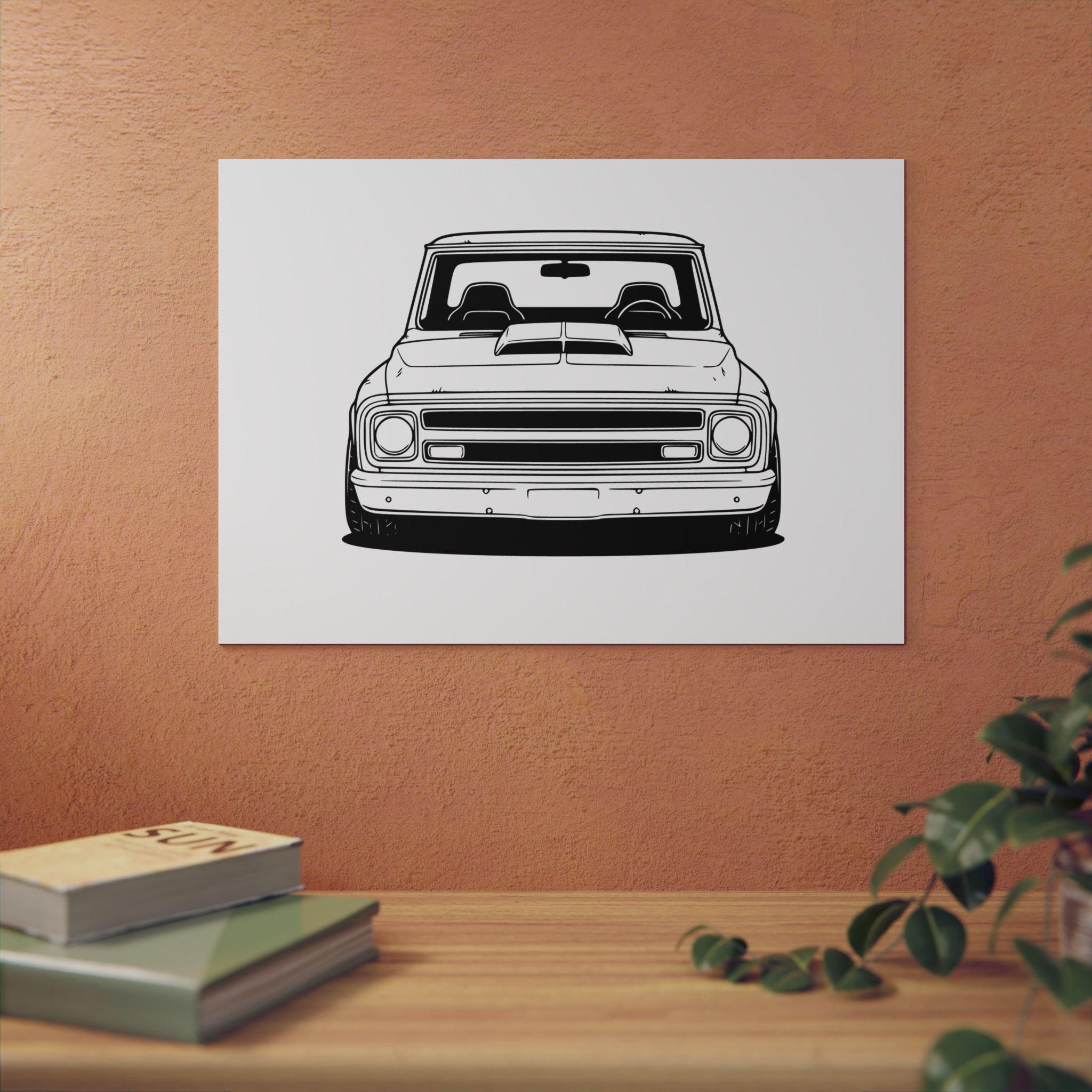 Chevy C10 Pickup (1967-72) Metal Wall Sign