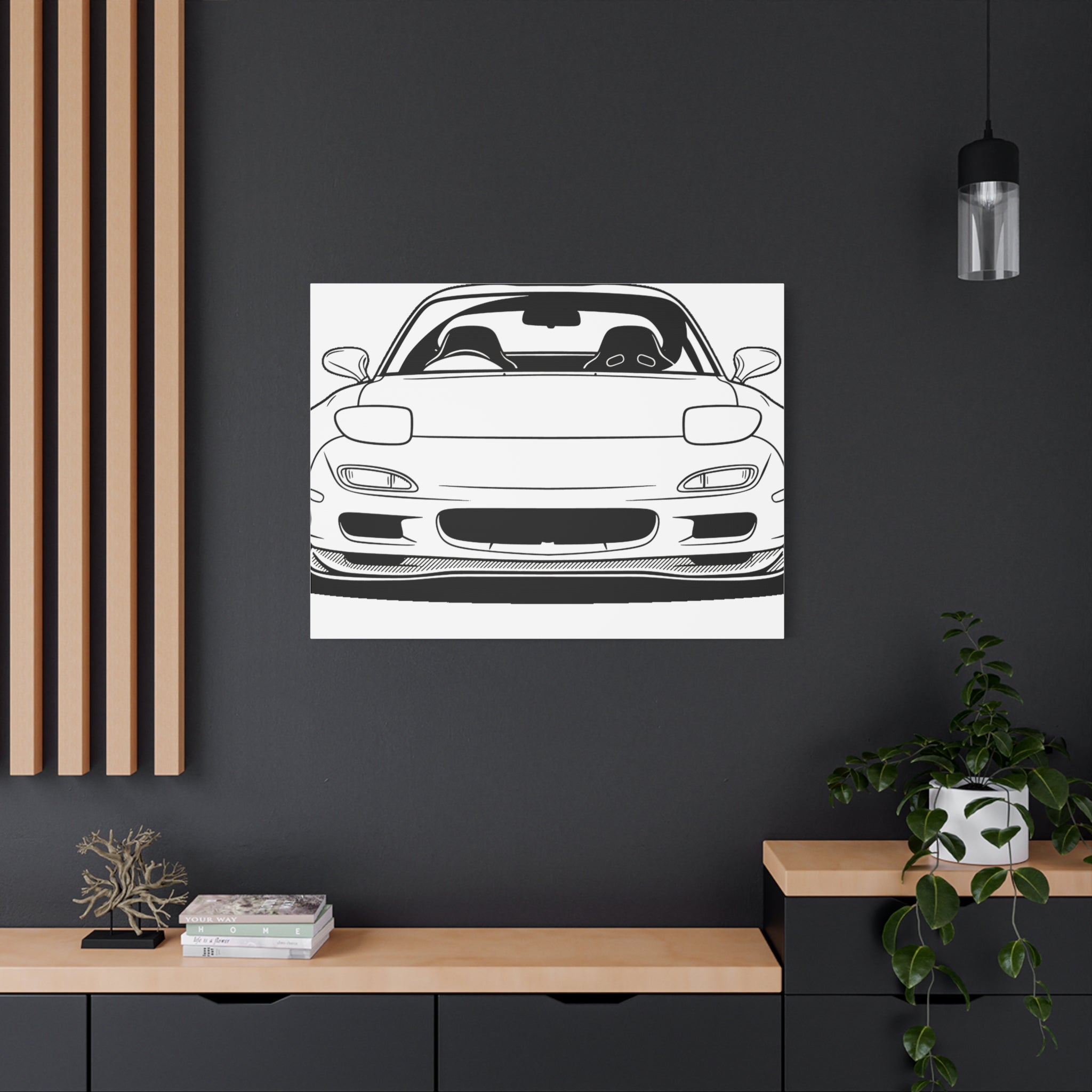 Mazda RX-7 FD Canvas Wall Art