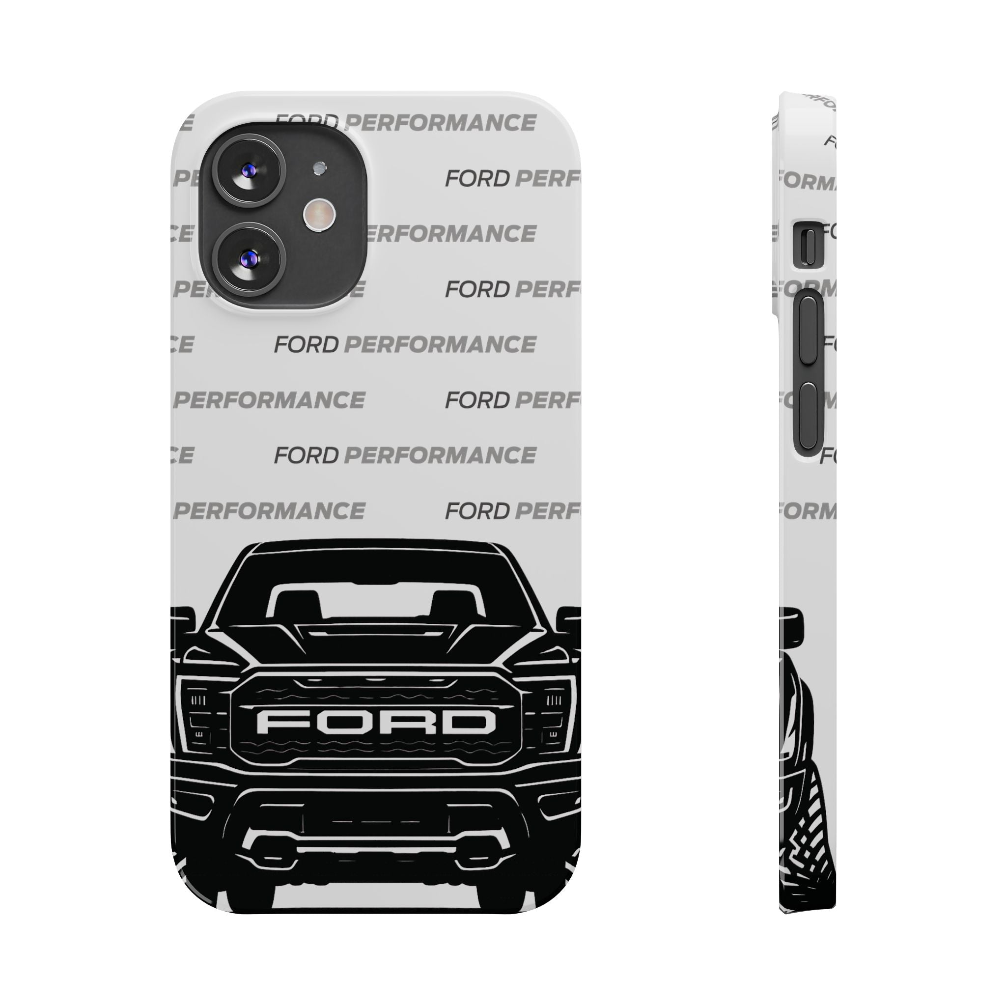 Ford Raptor (Gen 3) Slim Phone Case Greyscale
