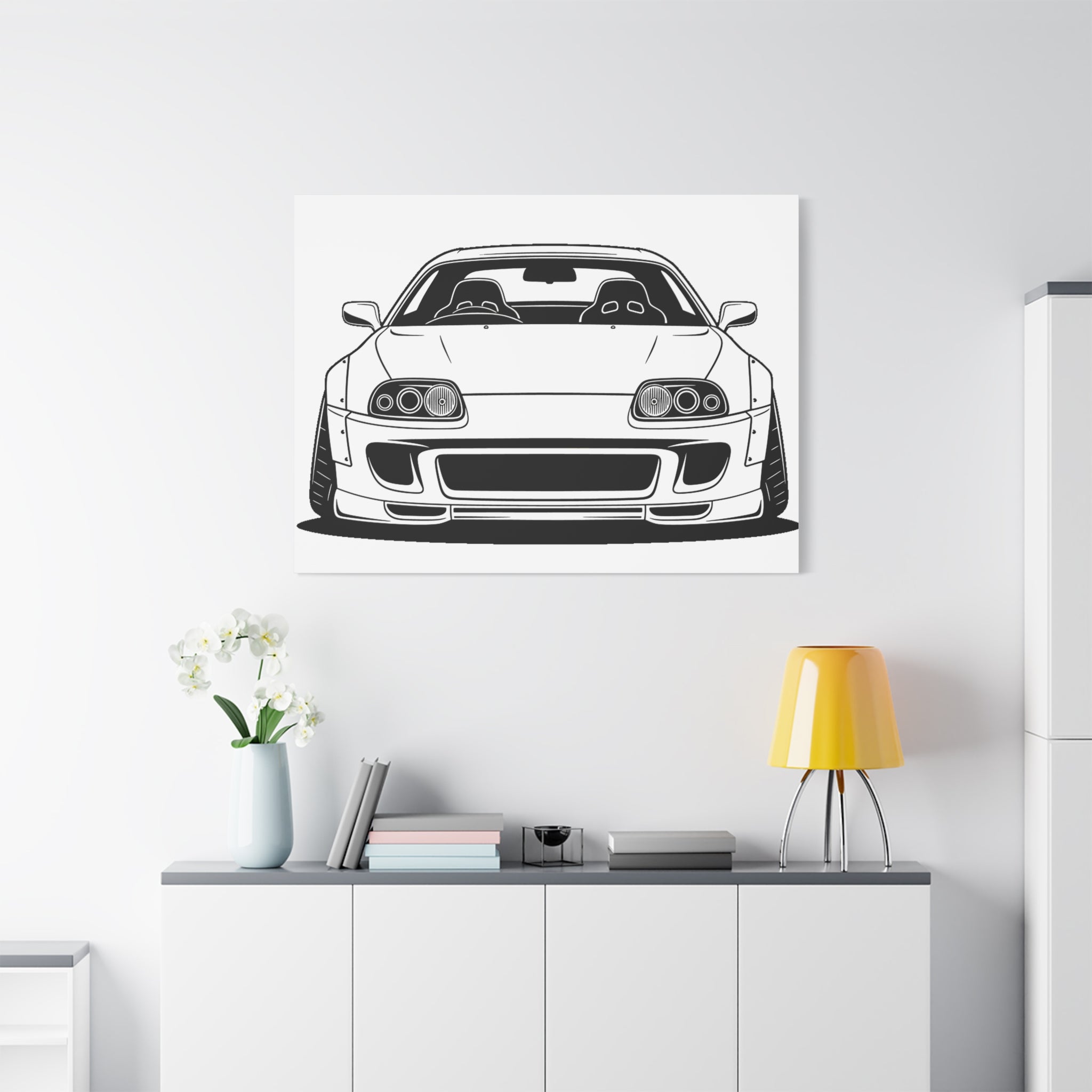 Toyota Supra MK4 Canvas Wall Art