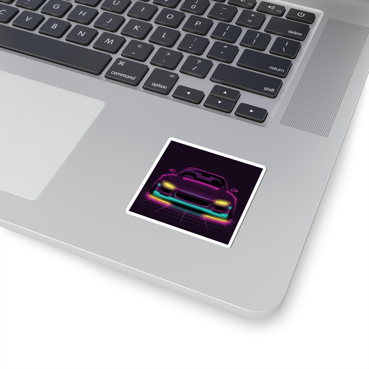 Mazda RX-7 FD Neon Synthwave Sticker