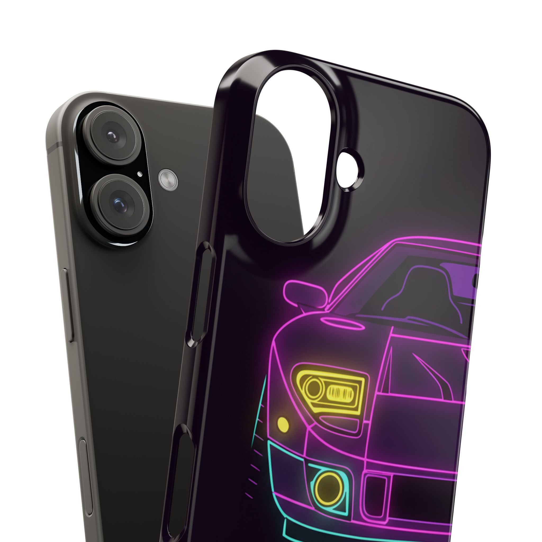 Ford GT40 (1964-69) Neon Synthwave Phone Case