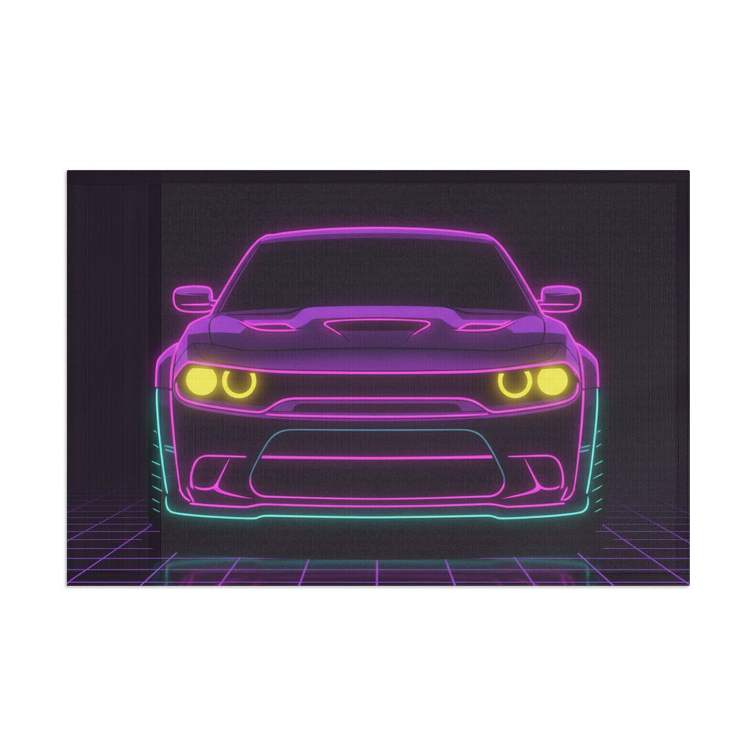 Dodge Challenger SRT Hellcat Garage Flag