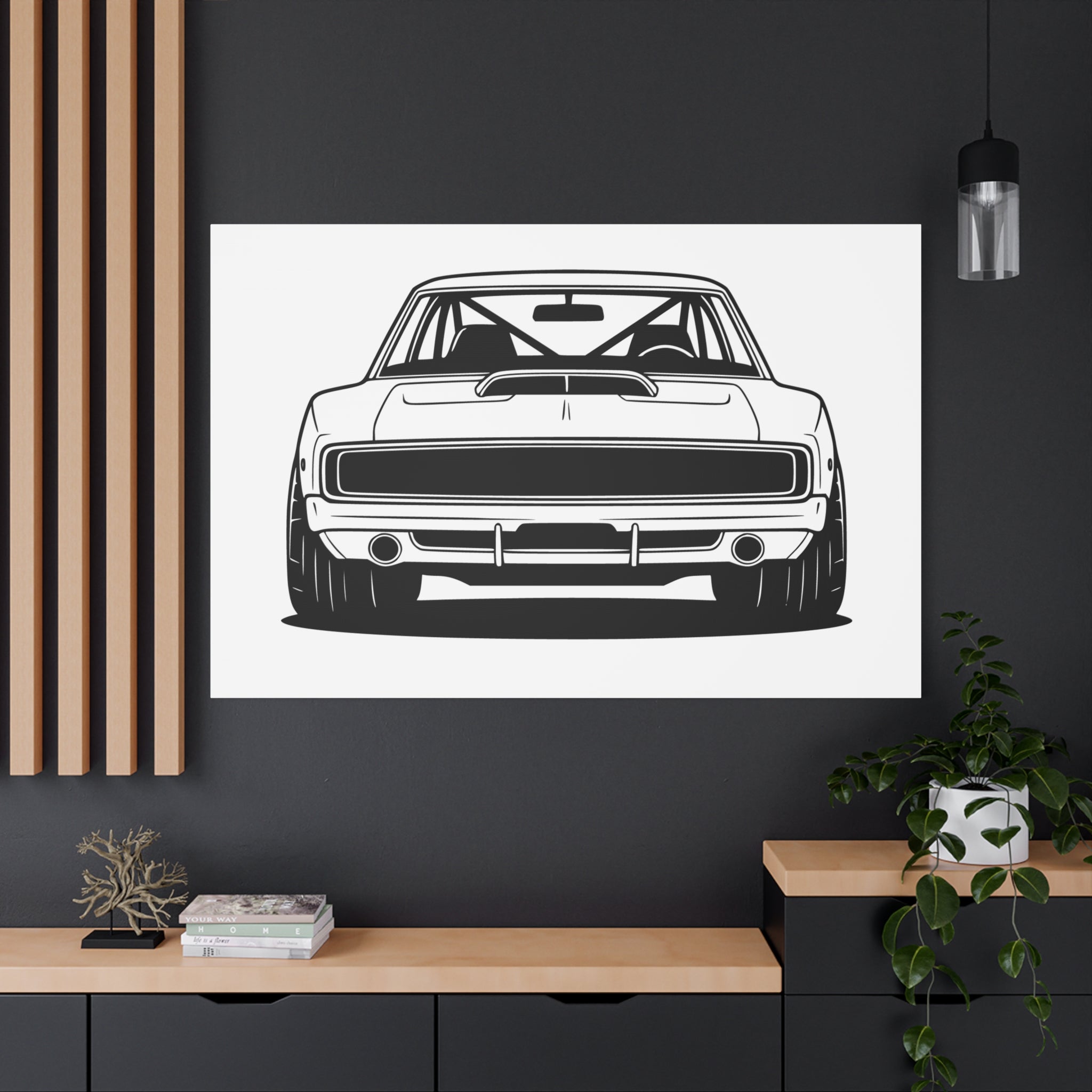 Dodge Charger R/T (1968-70) Canvas Wall Art