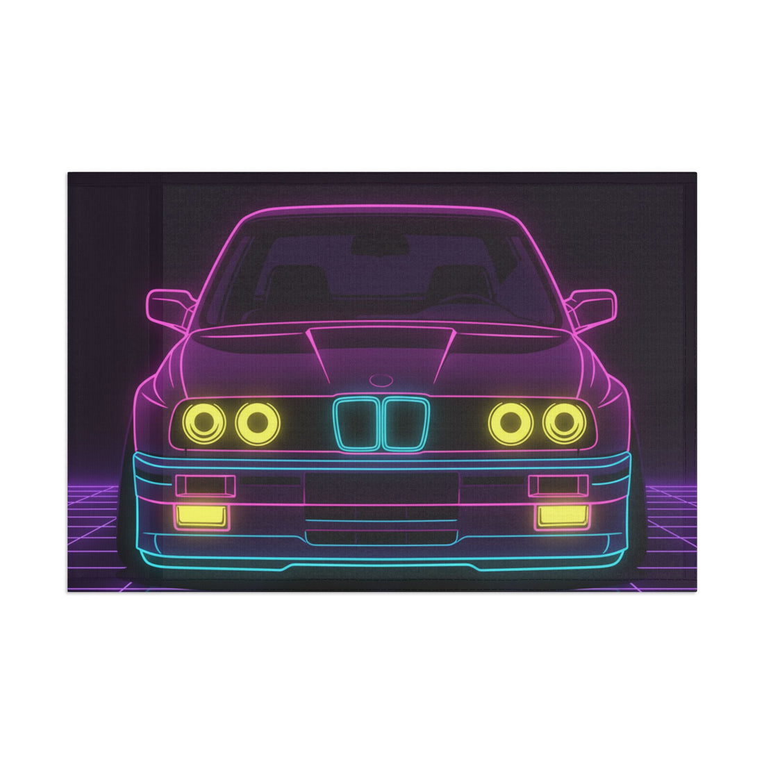 BMW E30 Garage Flag