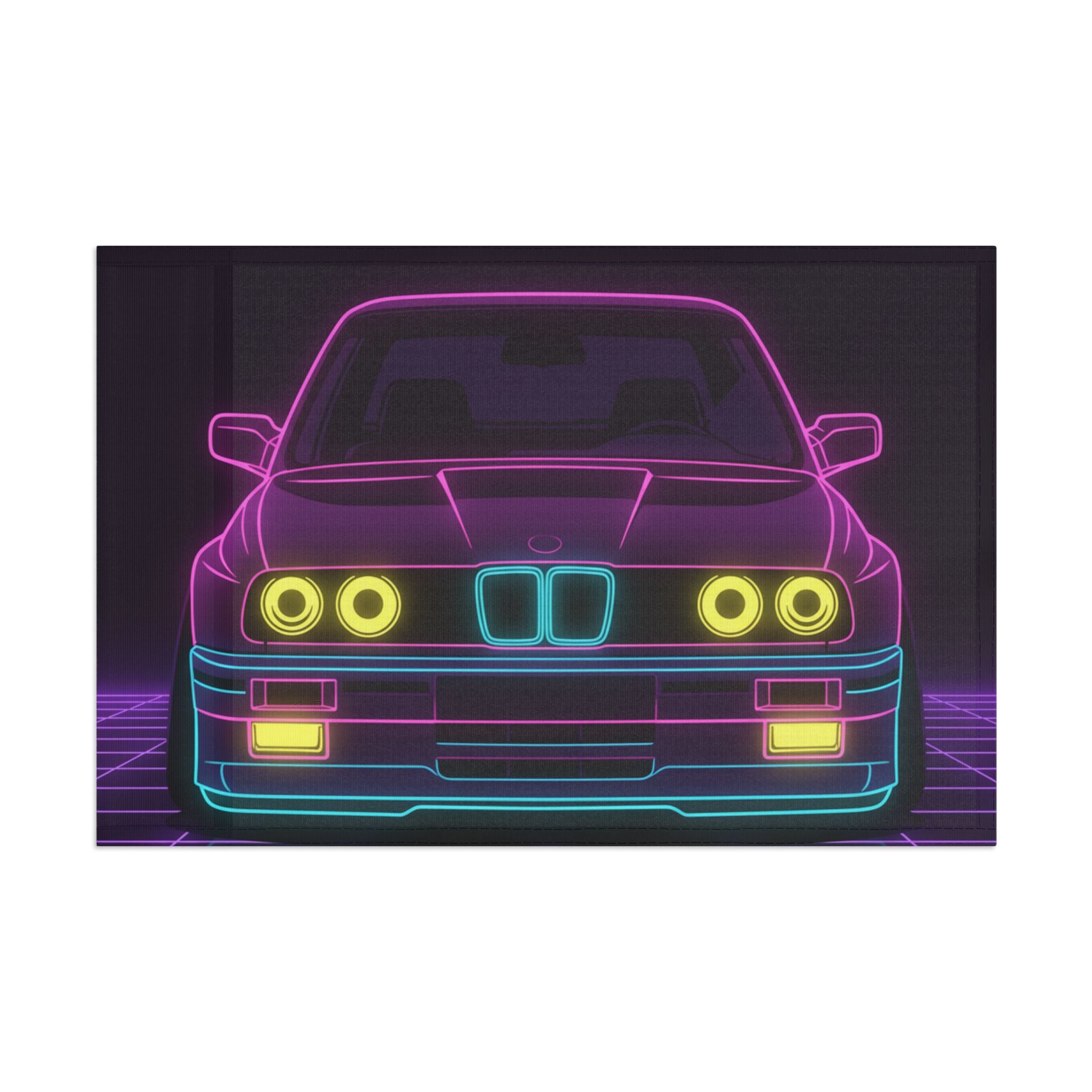BMW E30 Garage Flag