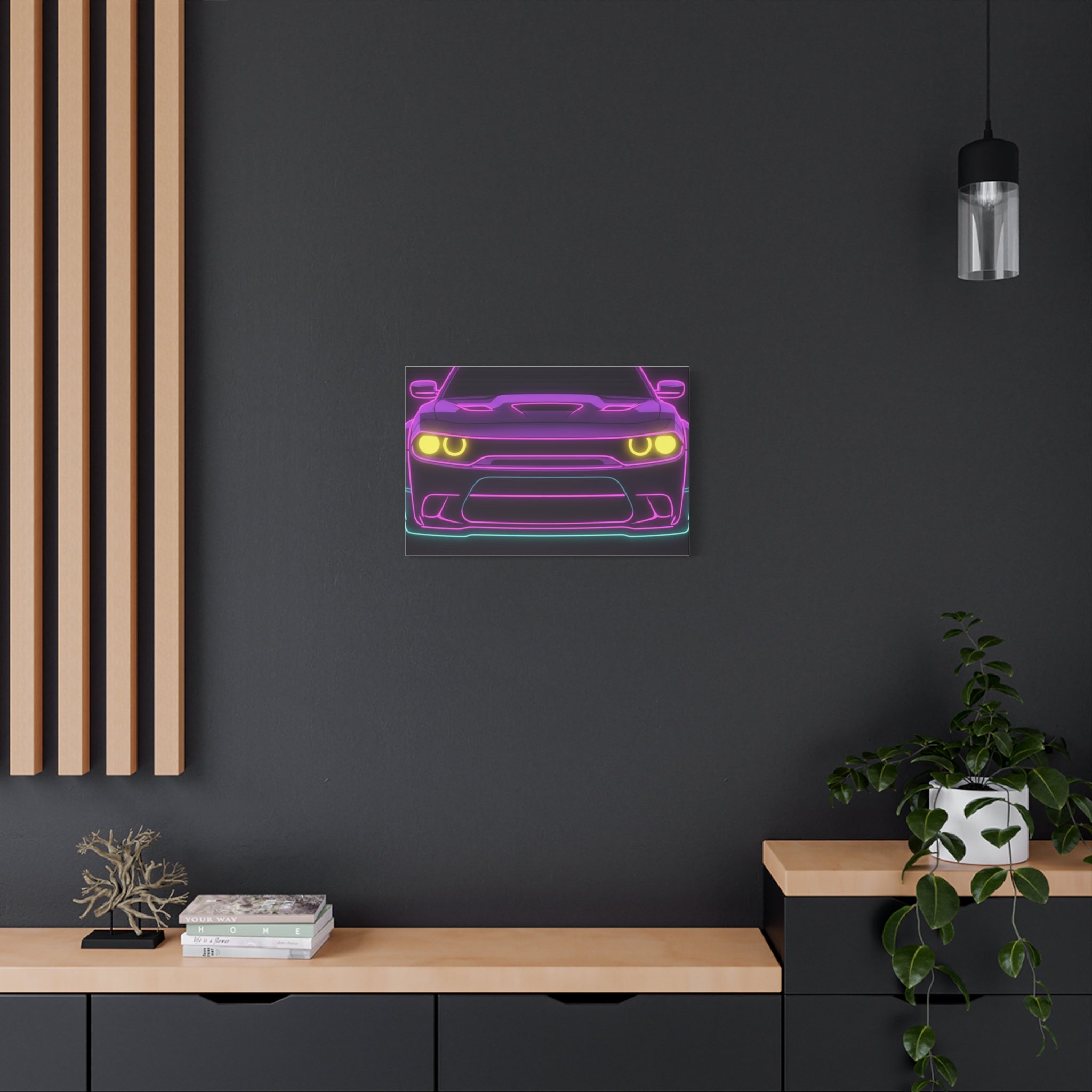 Dodge Challenger SRT Hellcat Canvas Wall Art