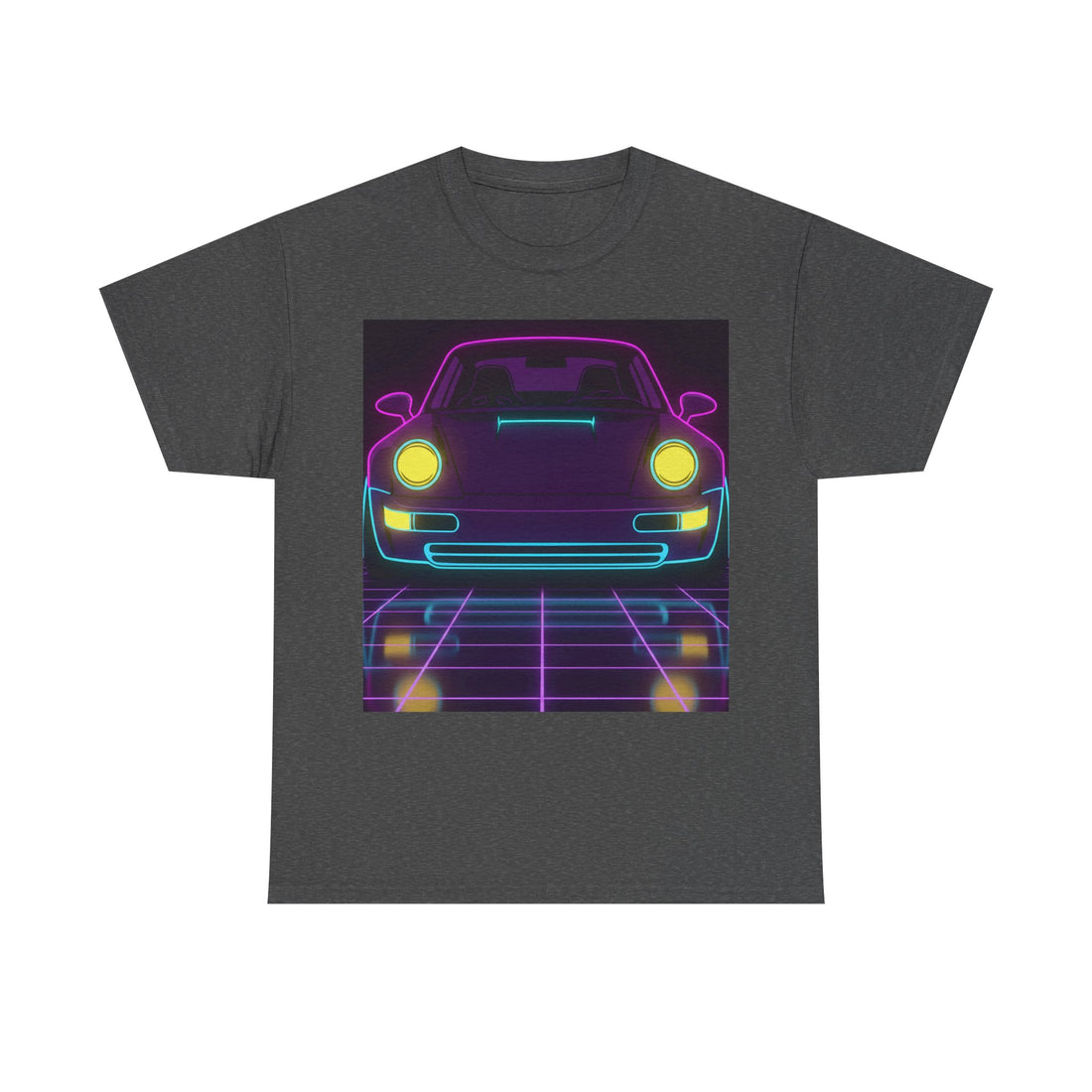 Porsche 964 Singer Neon Synthwave Unisex Tee