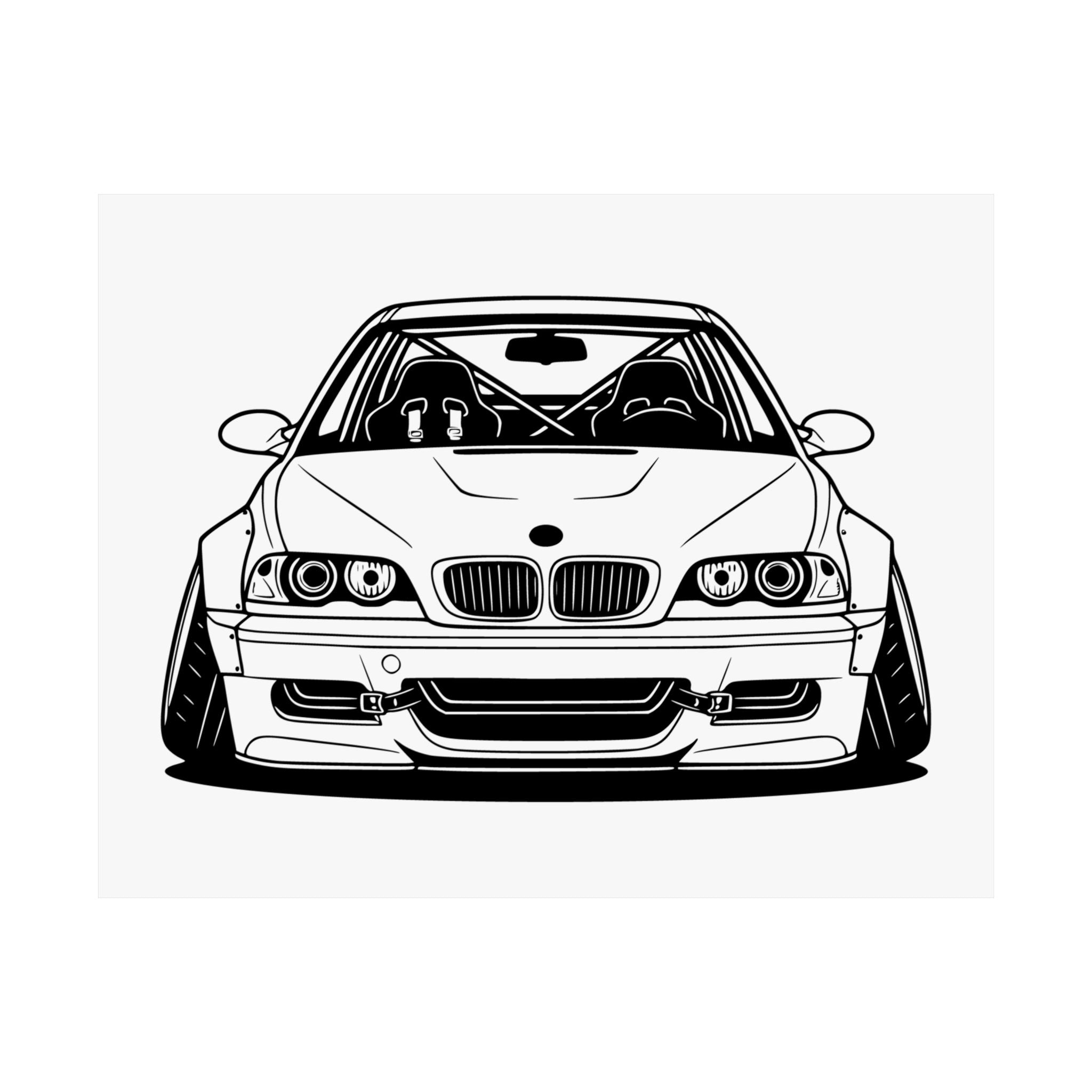 BMW E46 M3 (2000-06) Poster