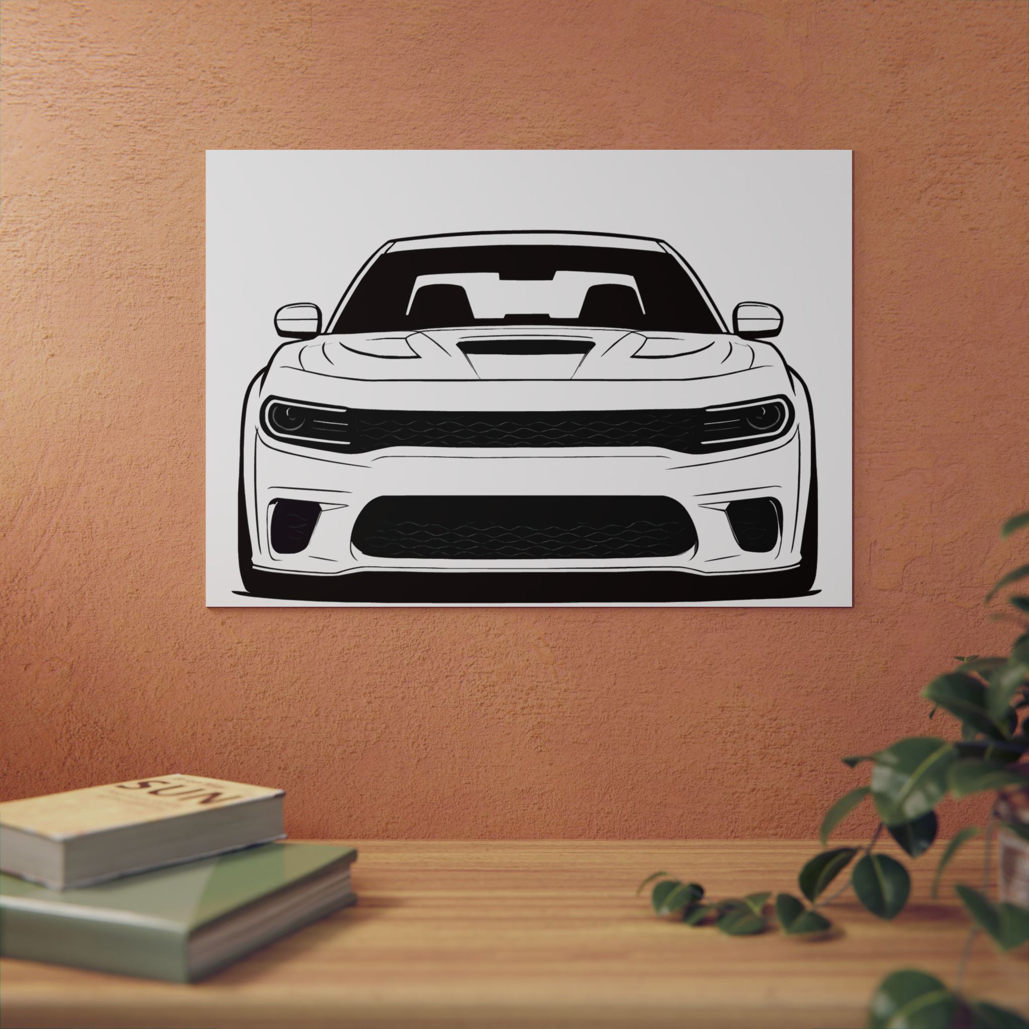 Dodge Charger SRT Hellcat | Metal Wall Sign