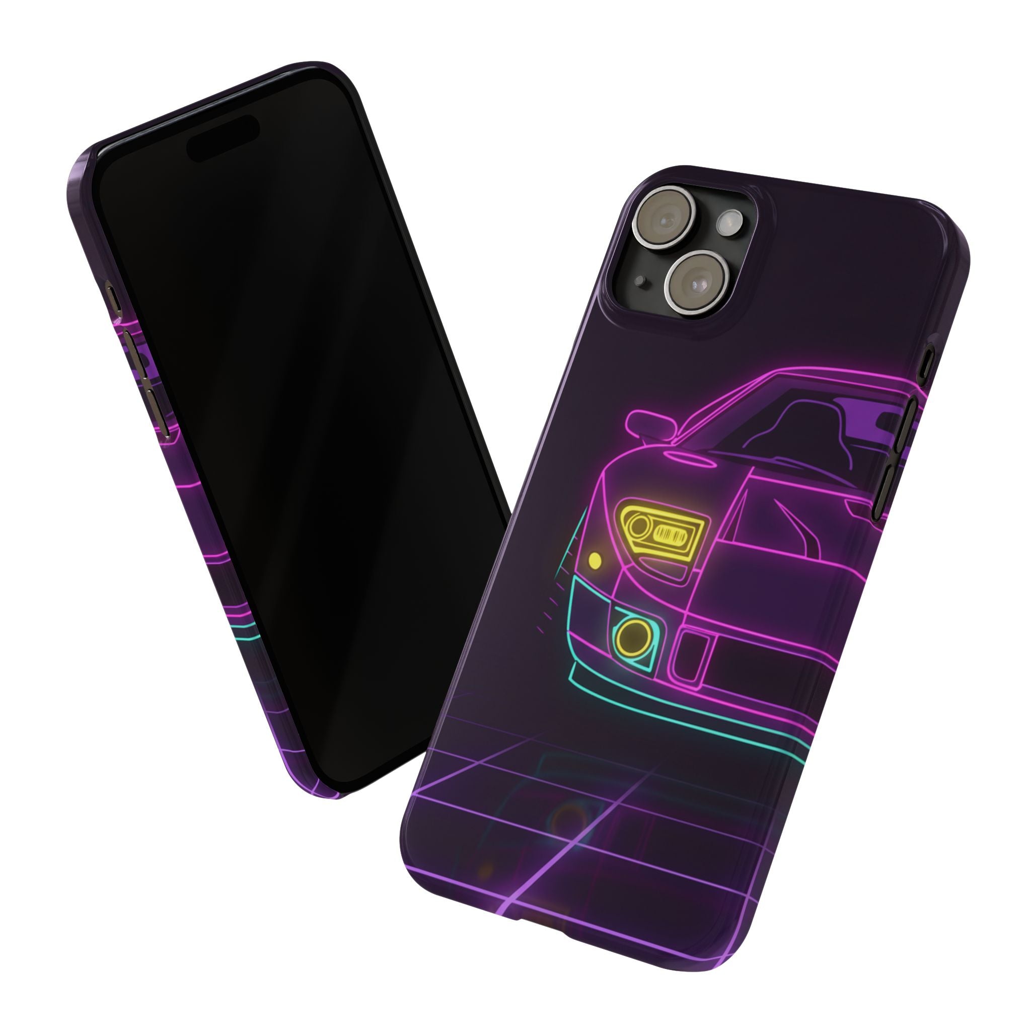 Ford GT40 (1964-69) Neon Synthwave Phone Case