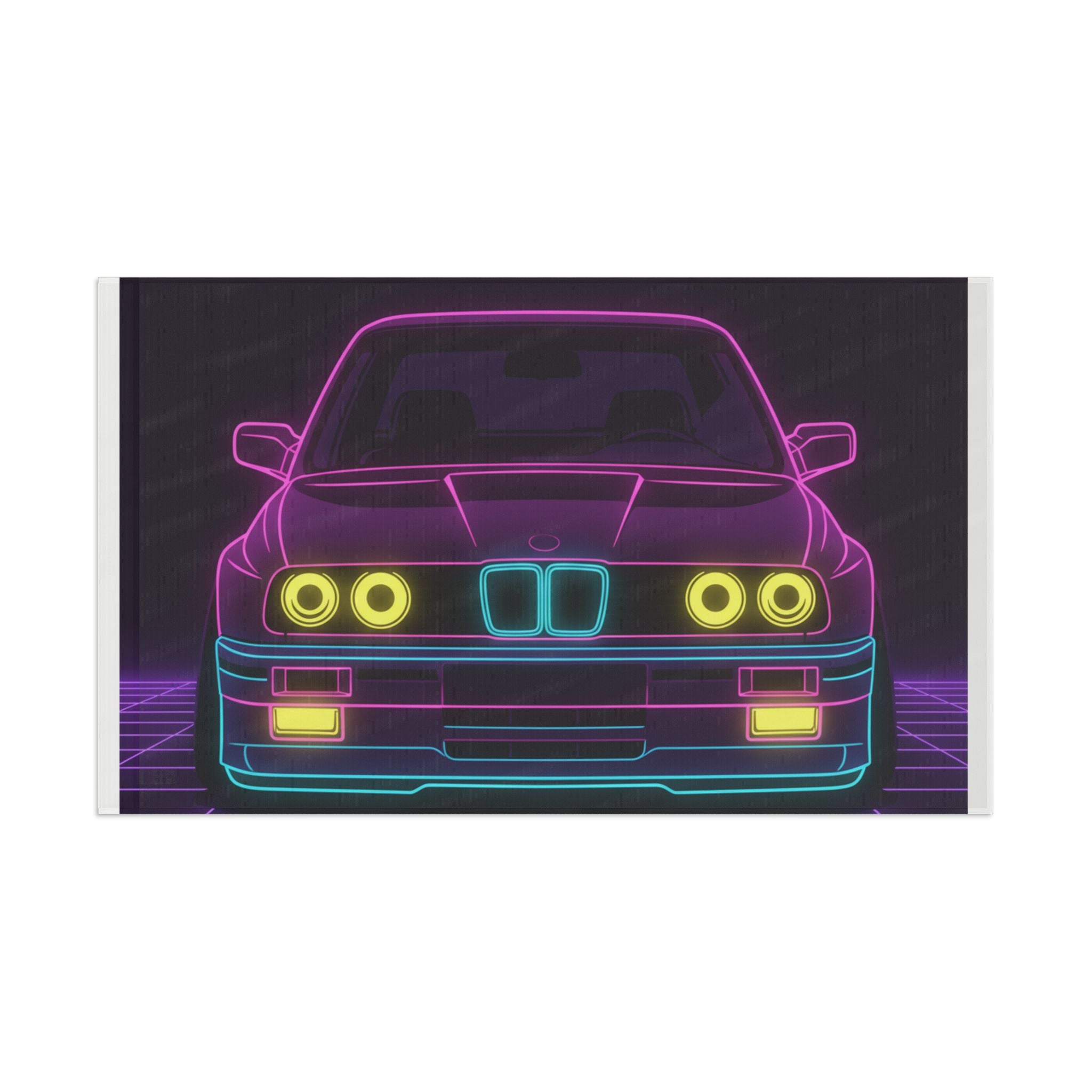 BMW E30 Garage Flag