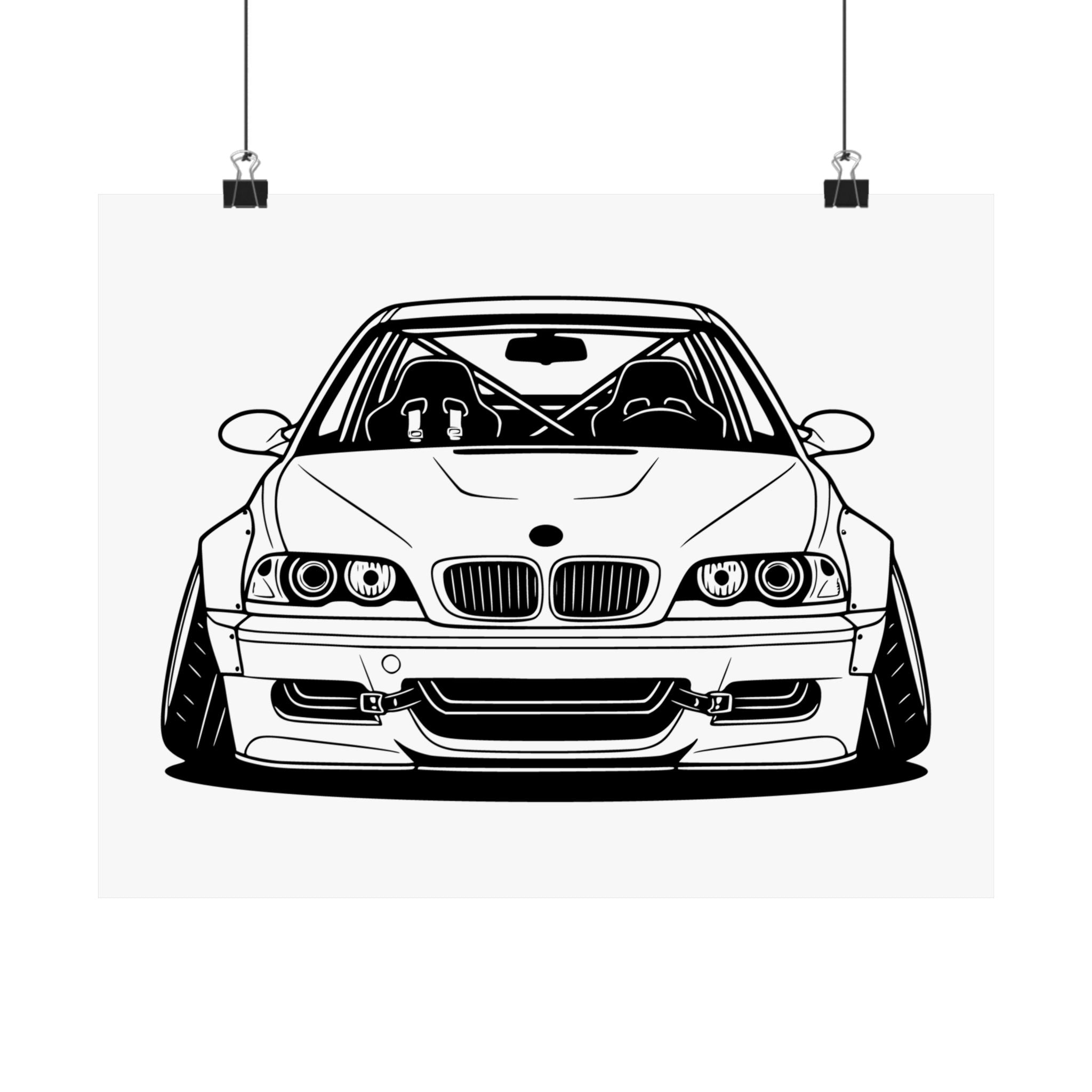 BMW E46 M3 (2000-06) Poster