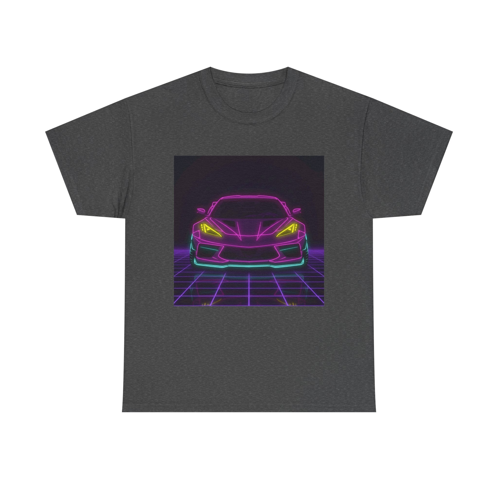 Corvette C8 (2020+) Neon Synthwave Unisex Tee