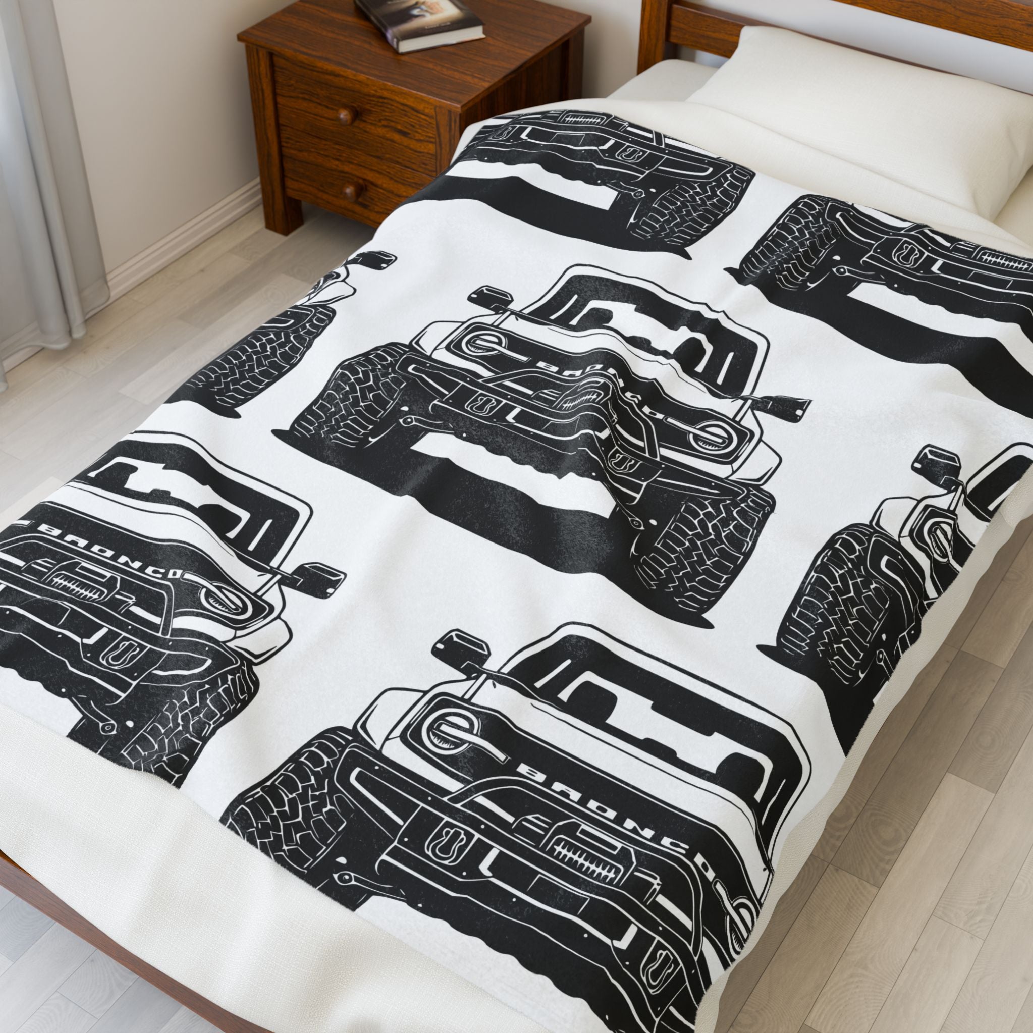 Ford Bronco (2021+) Velveteen Plush Blanket