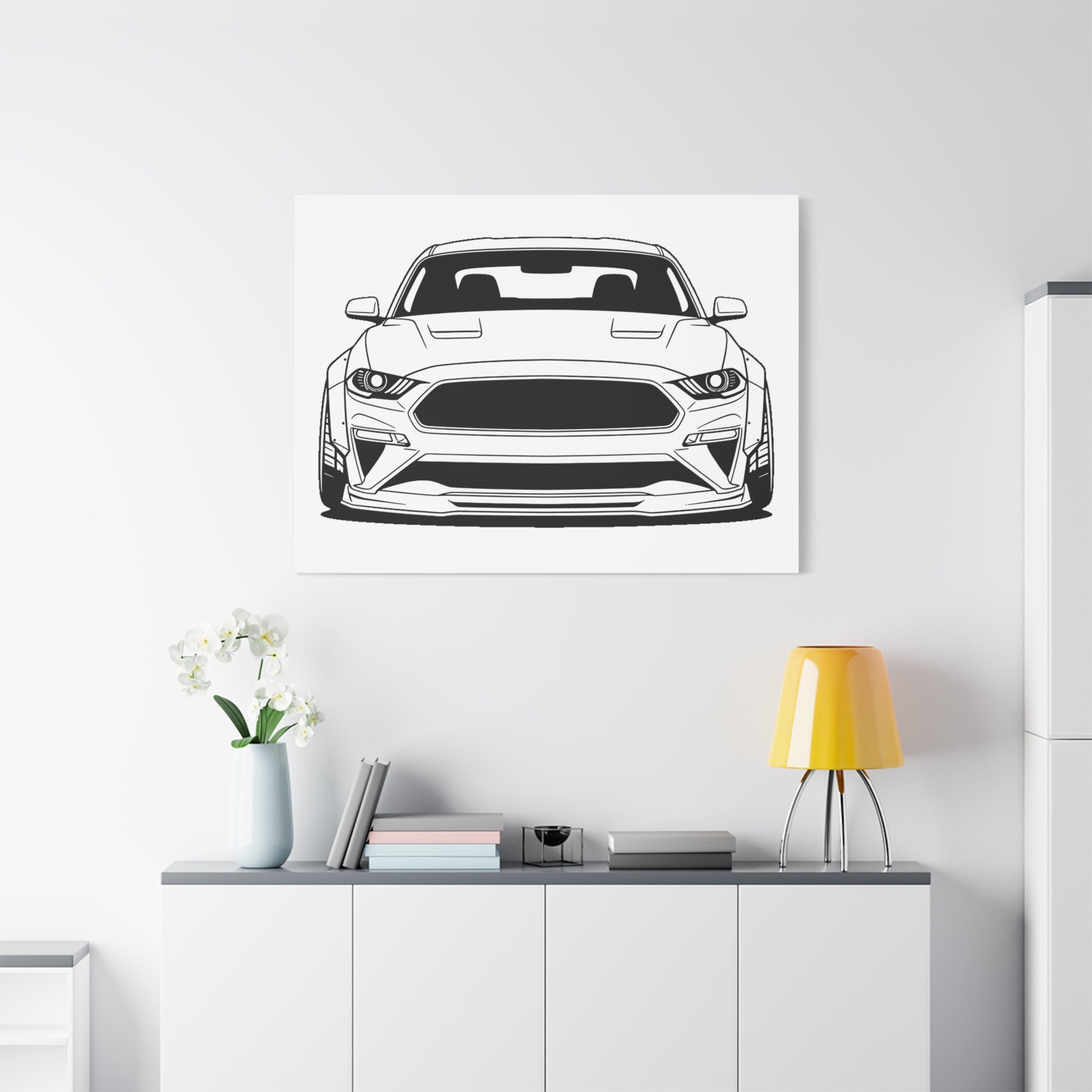 Ford Mustang GT (S650) Canvas Wall Art