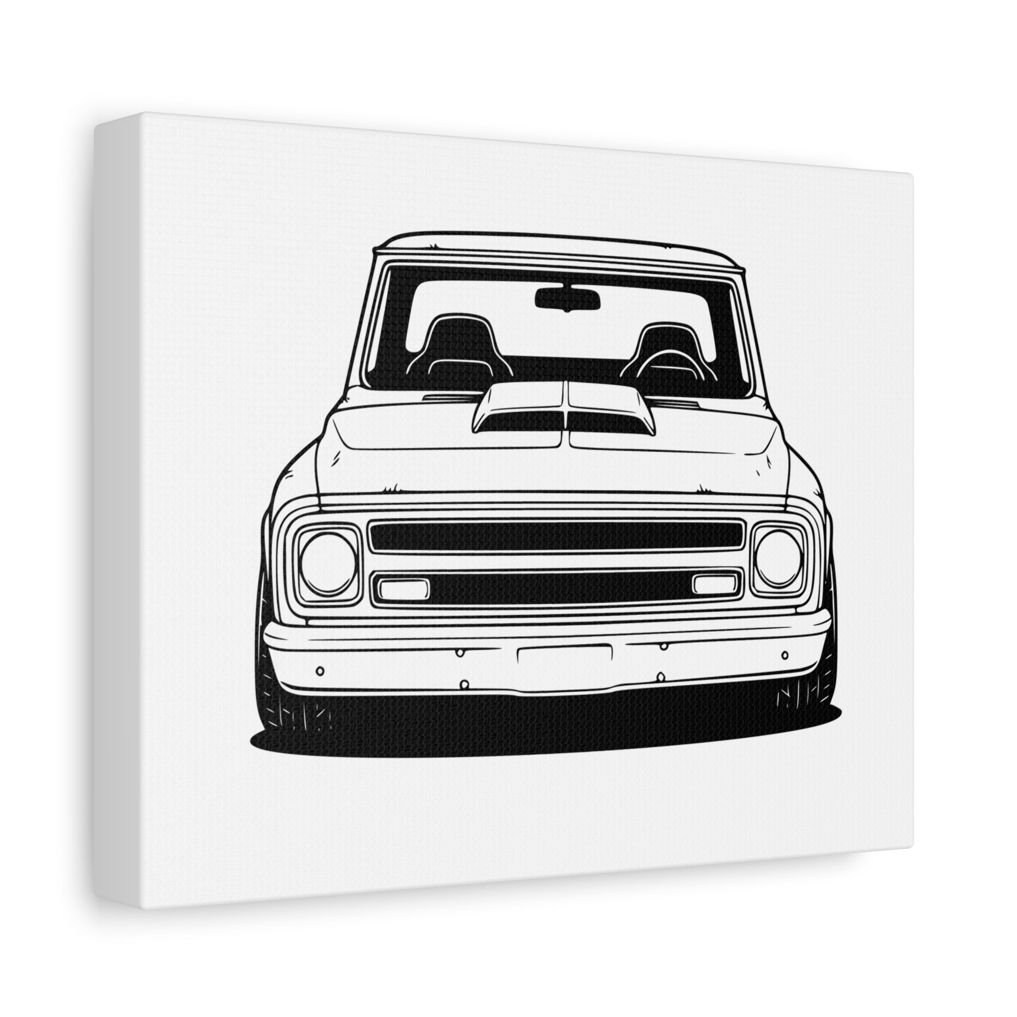 Chevy C10 Pickup (1967-72) Canvas Wall Art