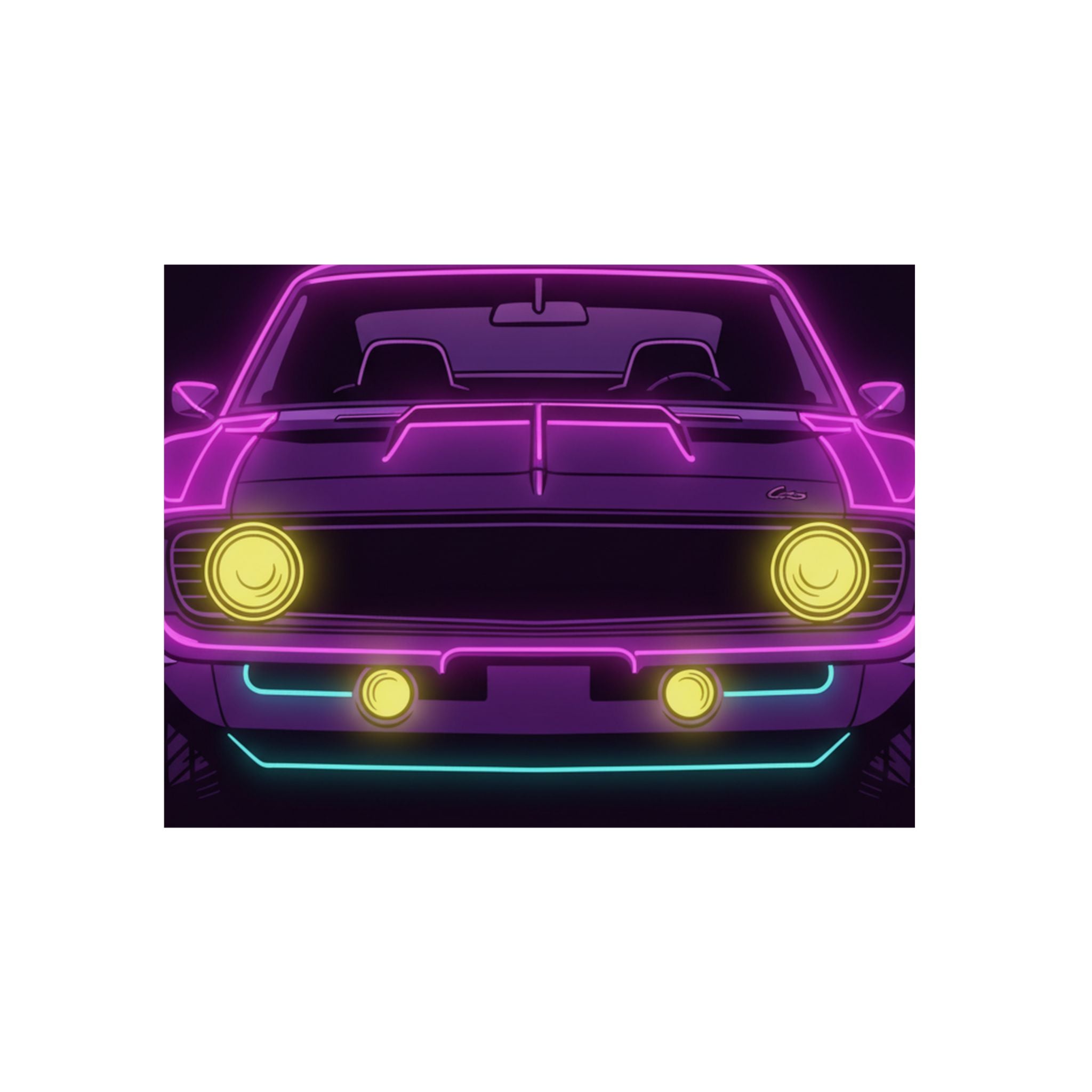1969 Chevrolet Camaro SS Metal Wall Sign
