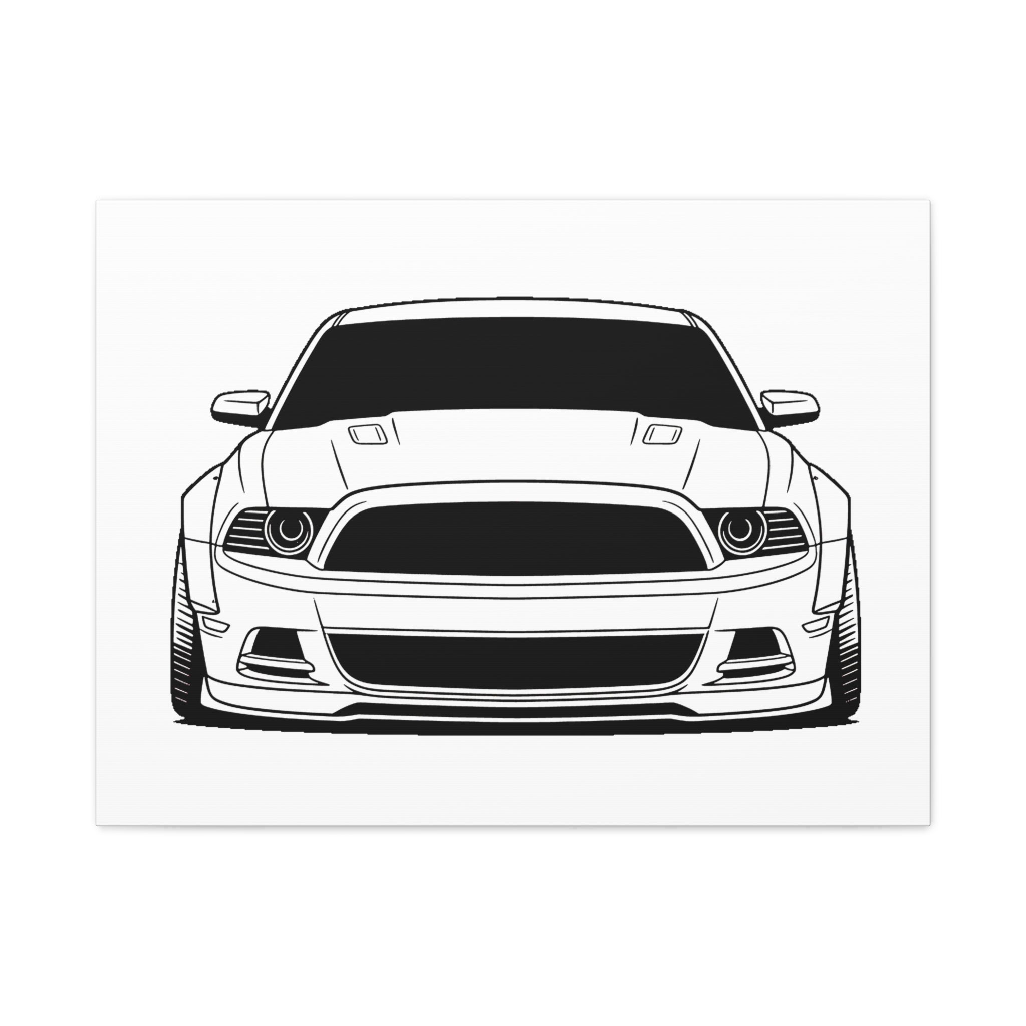 Ford Mustang GT (S197) Canvas Wall Art