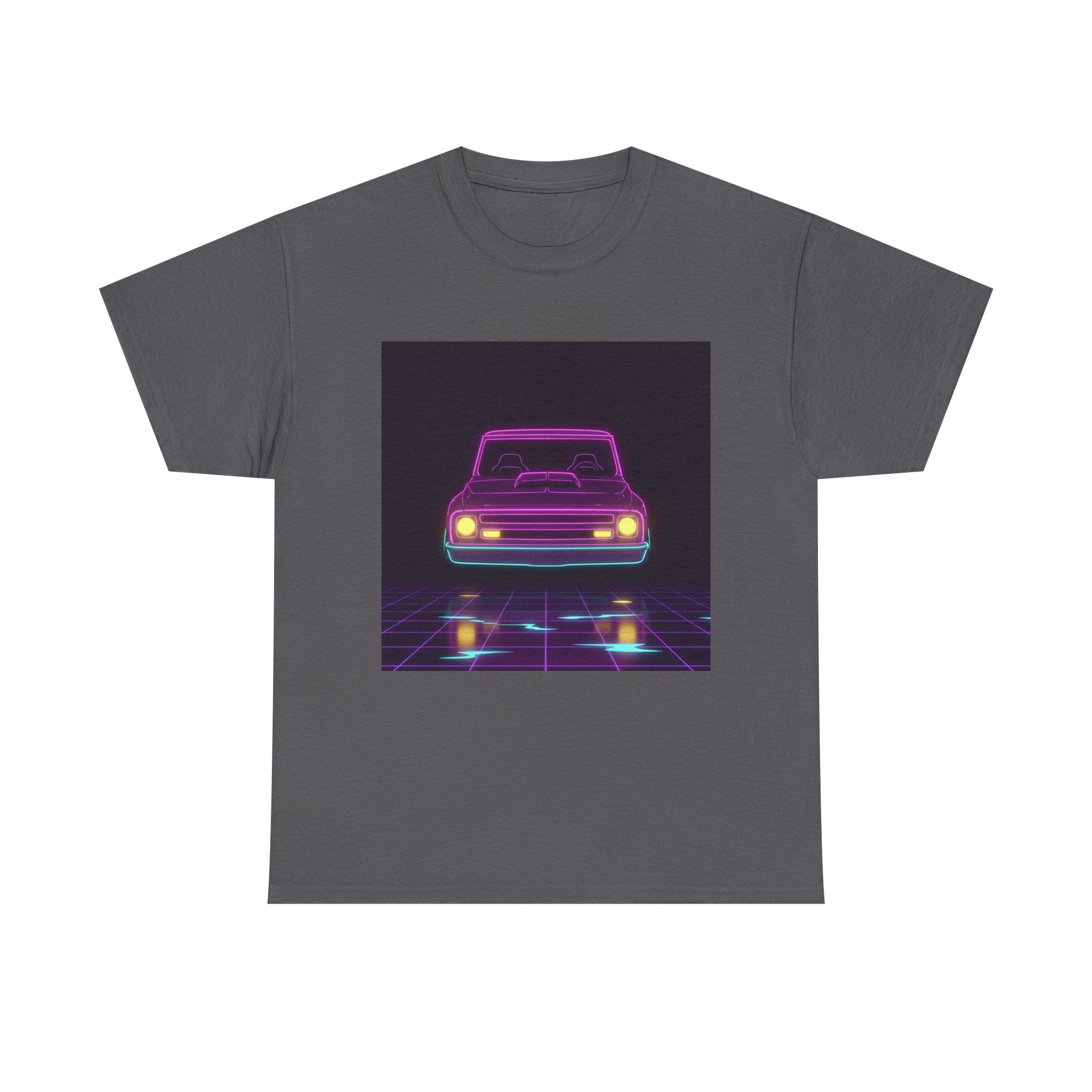 Chevy C10 Pickup (1967-72) Neon Synthwave Unisex Tee