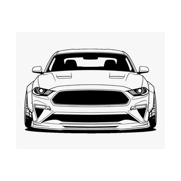 Ford Mustang GT (S650) Poster