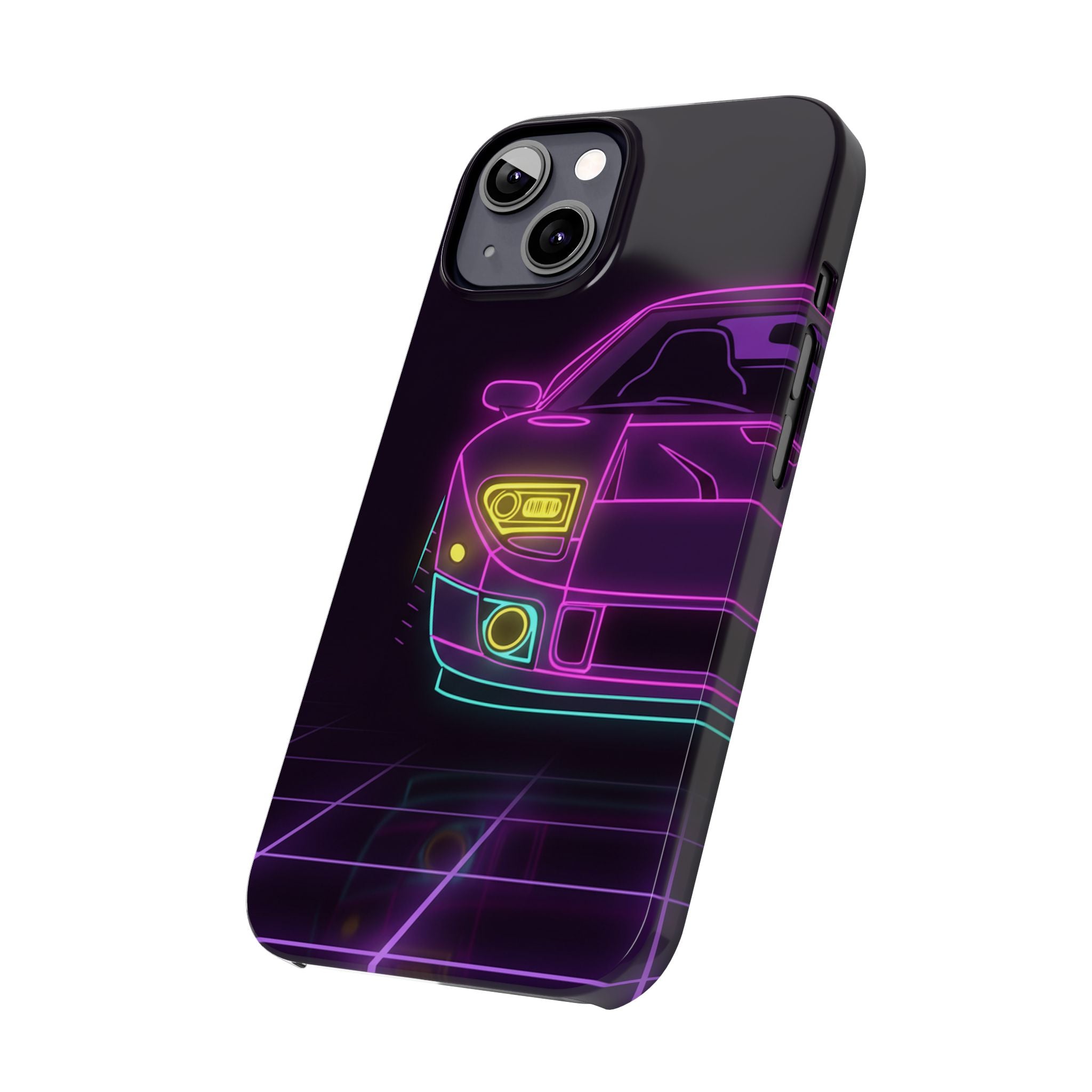 Ford GT40 (1964-69) Neon Synthwave Phone Case