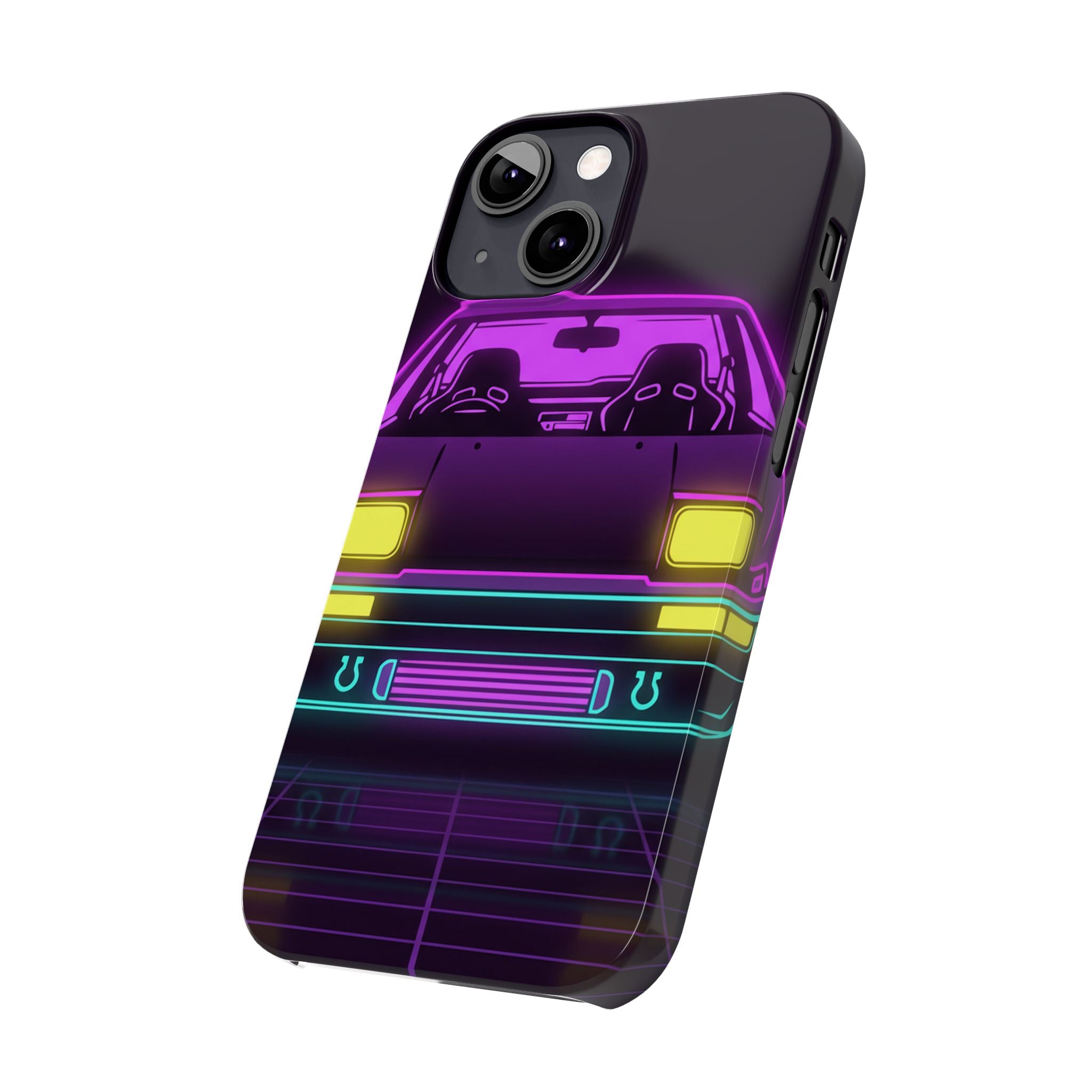Toyota AE86 (1983-87) Neon Synthwave Phone Case