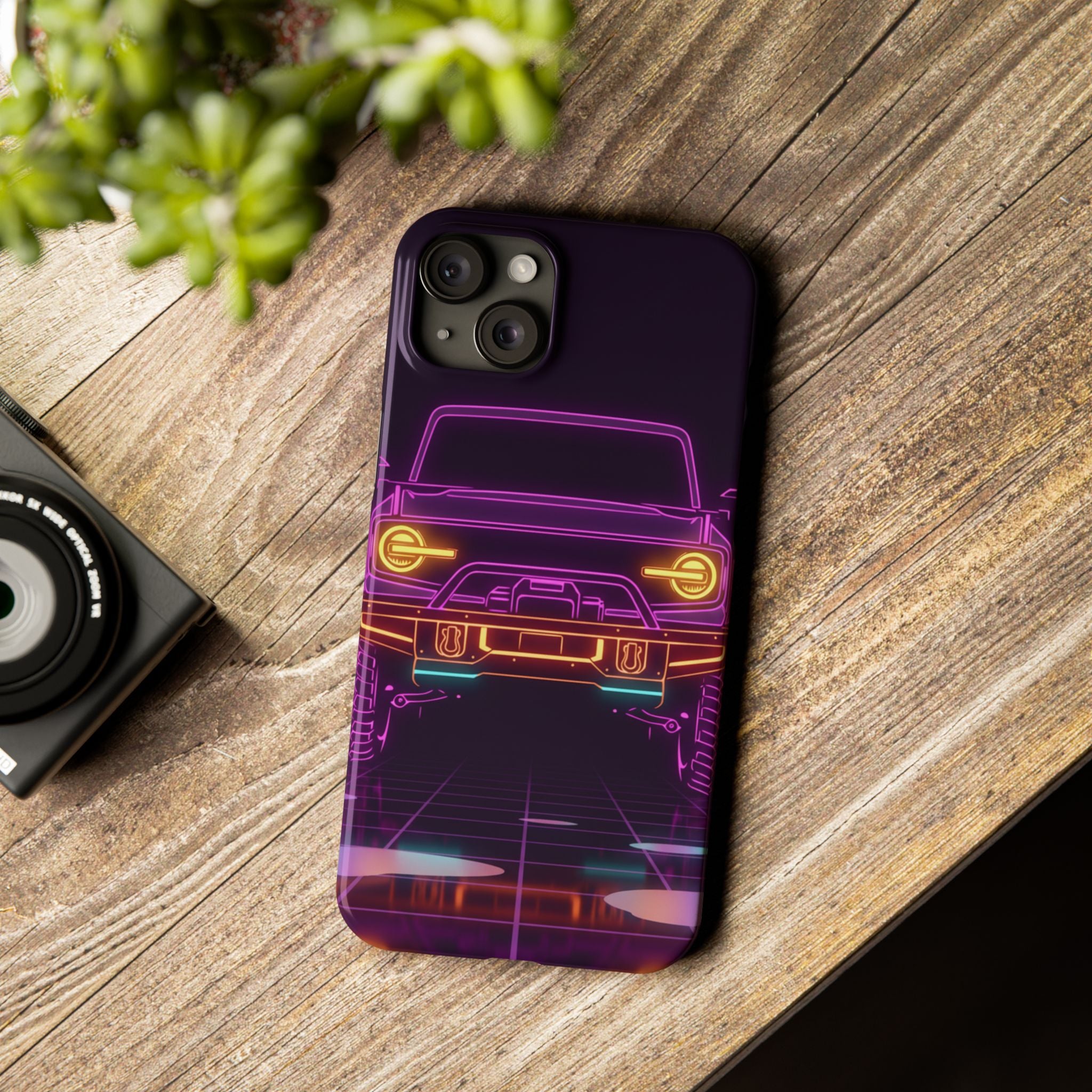 Ford Bronco (2021+) Neon Synthwave Phone Case