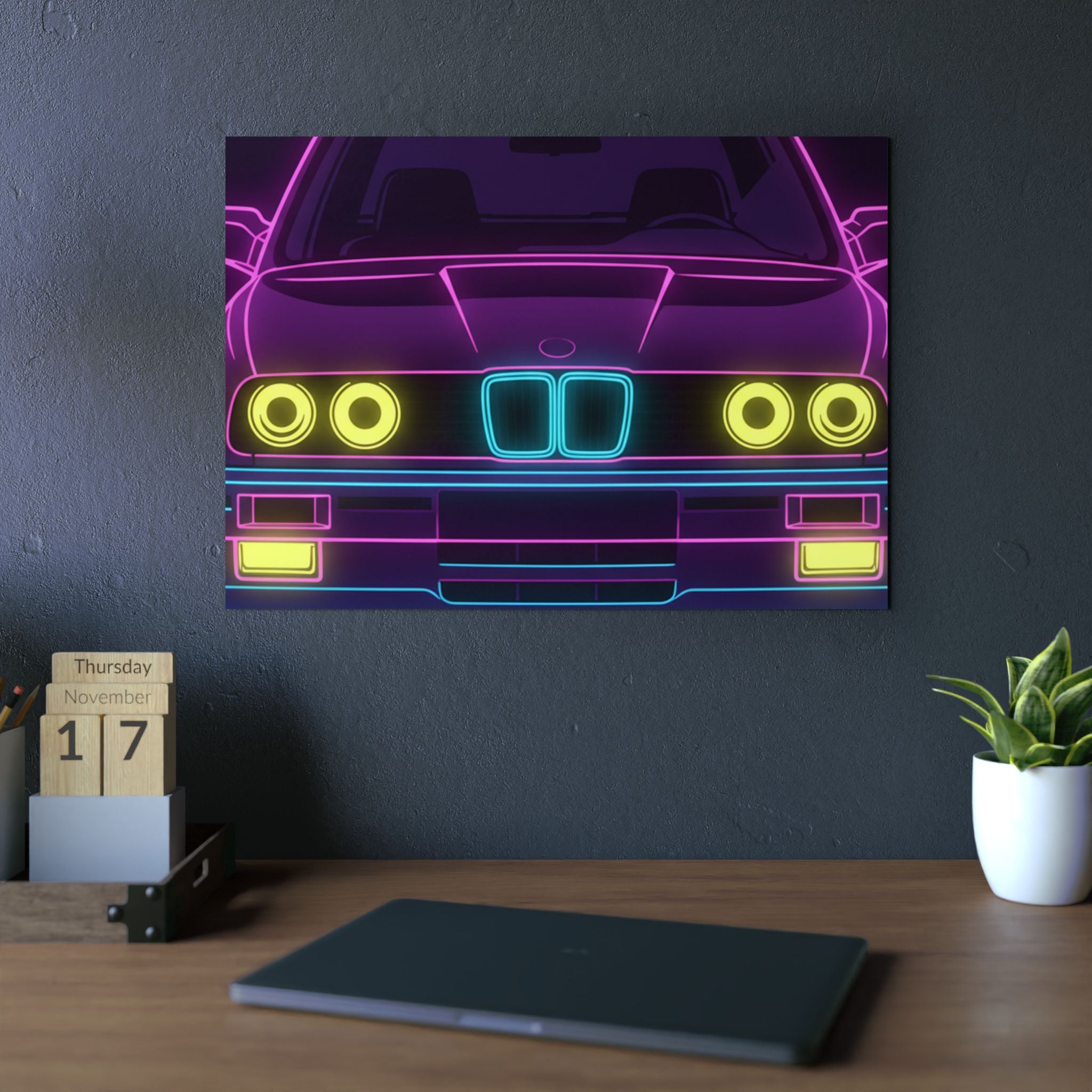 BMW E30 Metal Wall Sign