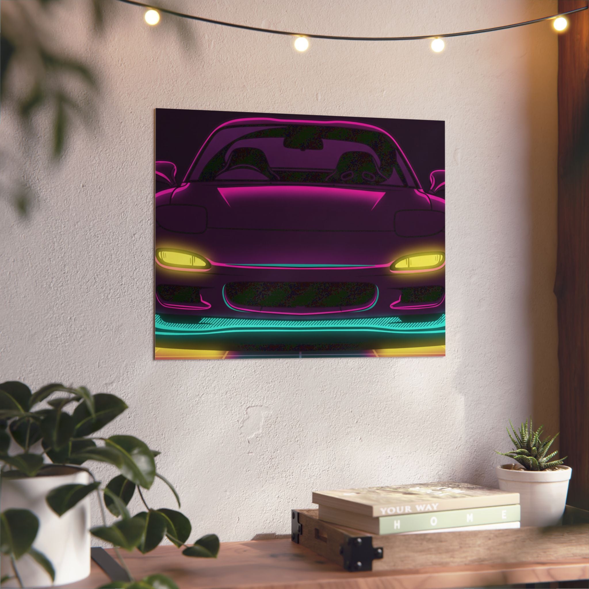 Mazda RX-7 FD Metal Wall Sign