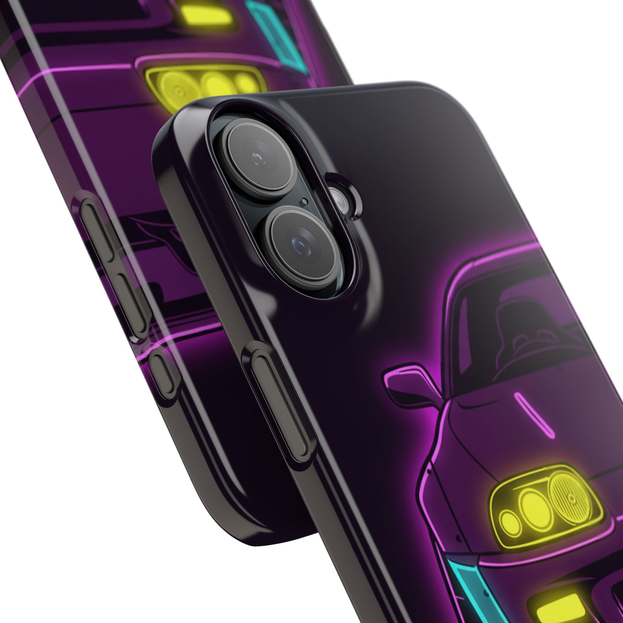 Toyota Supra MK4 Neon Synthwave Phone Case