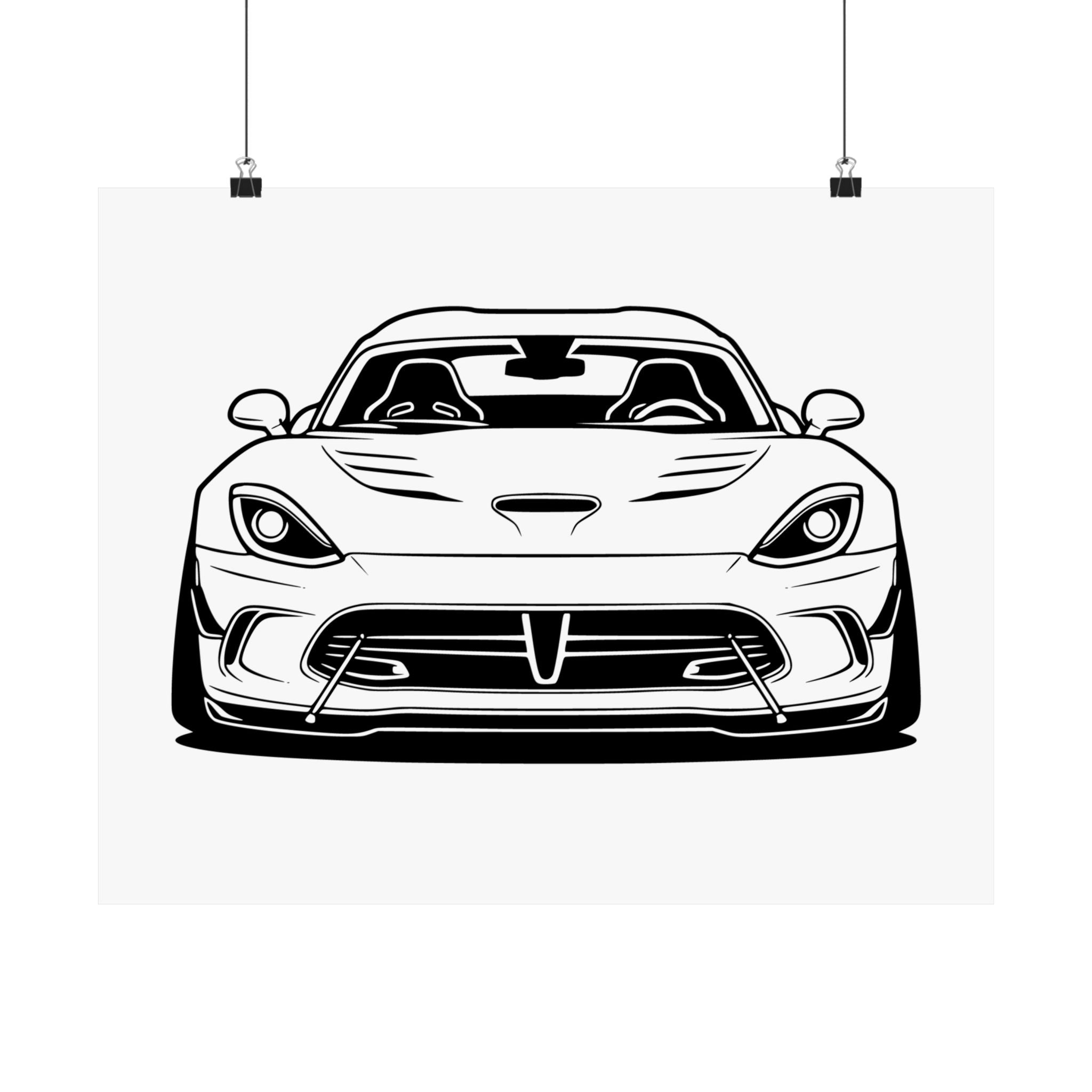 Dodge Viper (1992-17) Poster