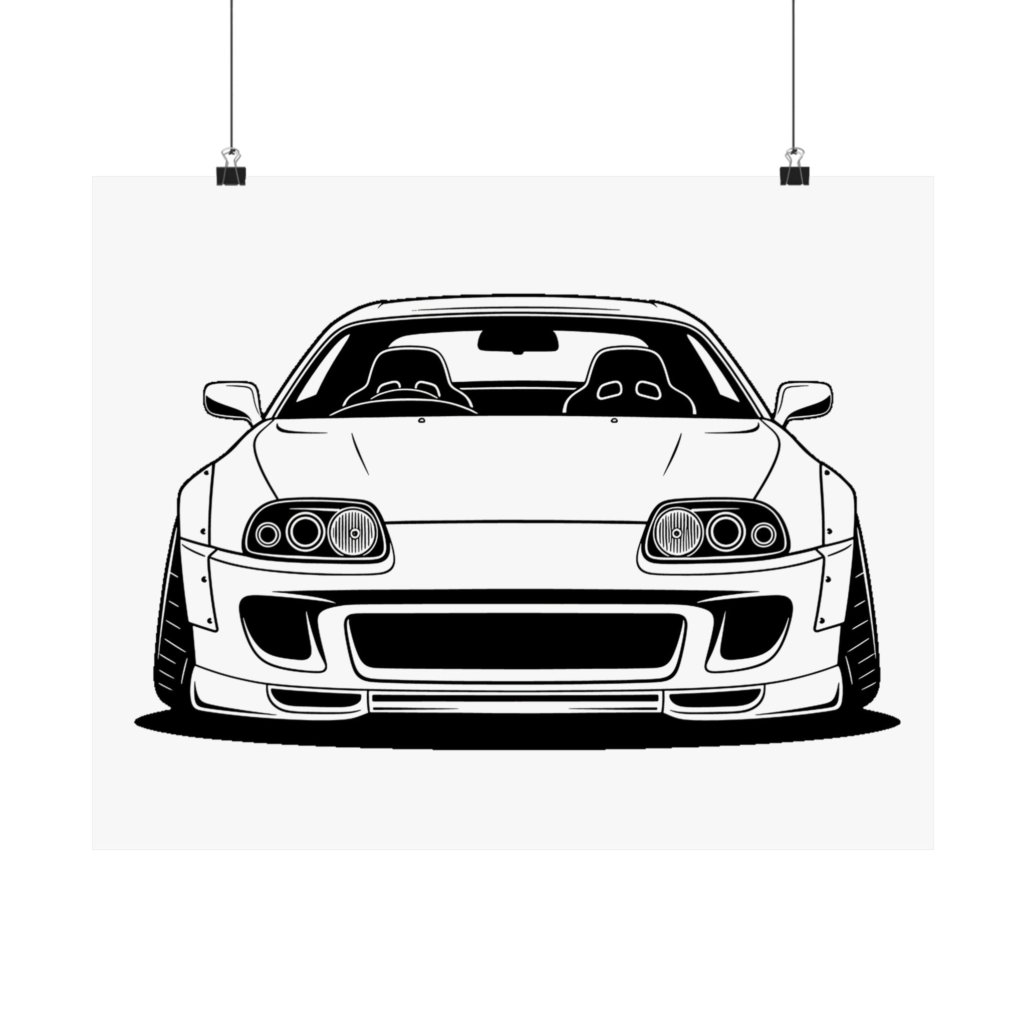 Toyota Supra MK4 Poster