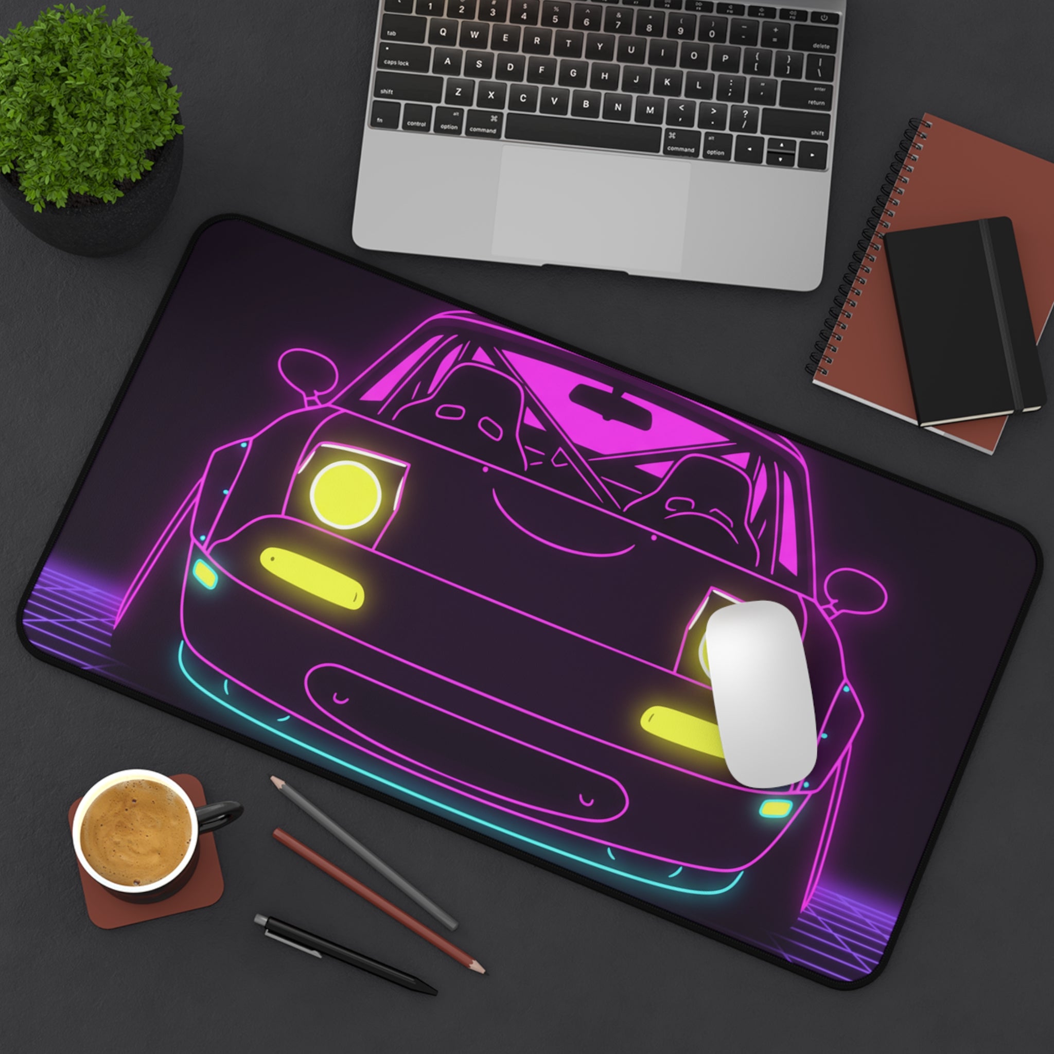 Mazda Miata NA (1989-97) Neon Synthwave Desk Mat