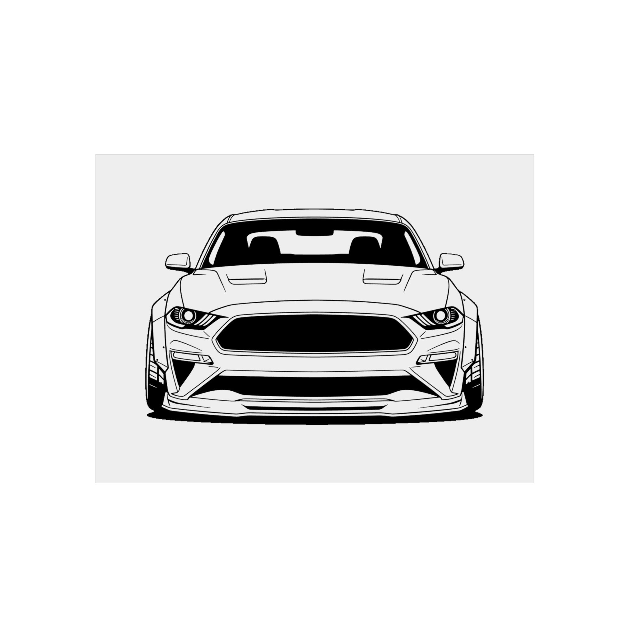 Ford Mustang GT (S650) Metal Wall Sign