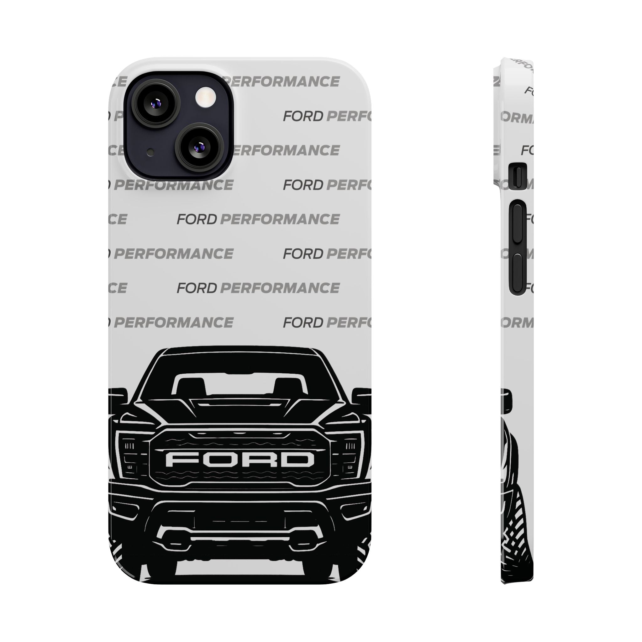 Ford Raptor (Gen 3) Slim Phone Case Greyscale