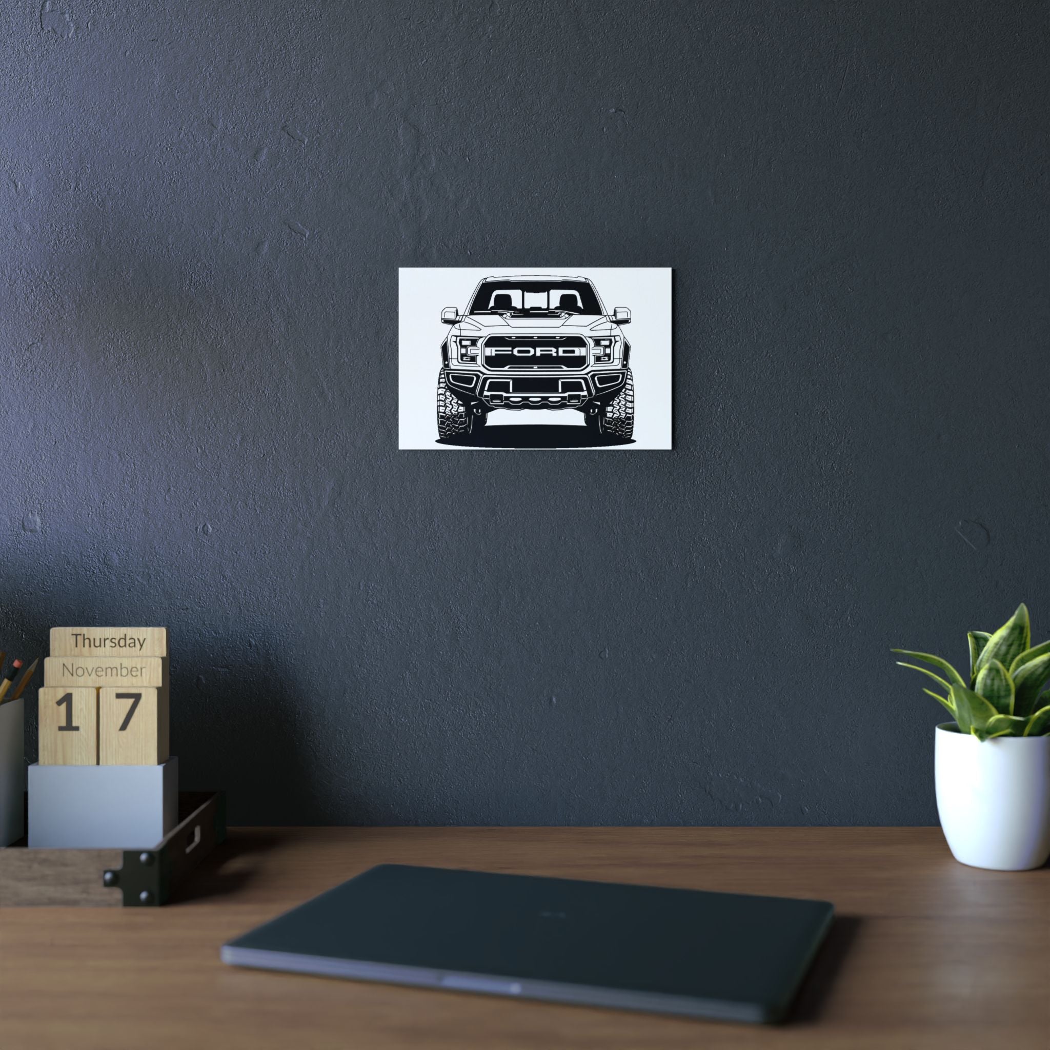 Ford F-150 Raptor Gen 2 Metal Wall Sign